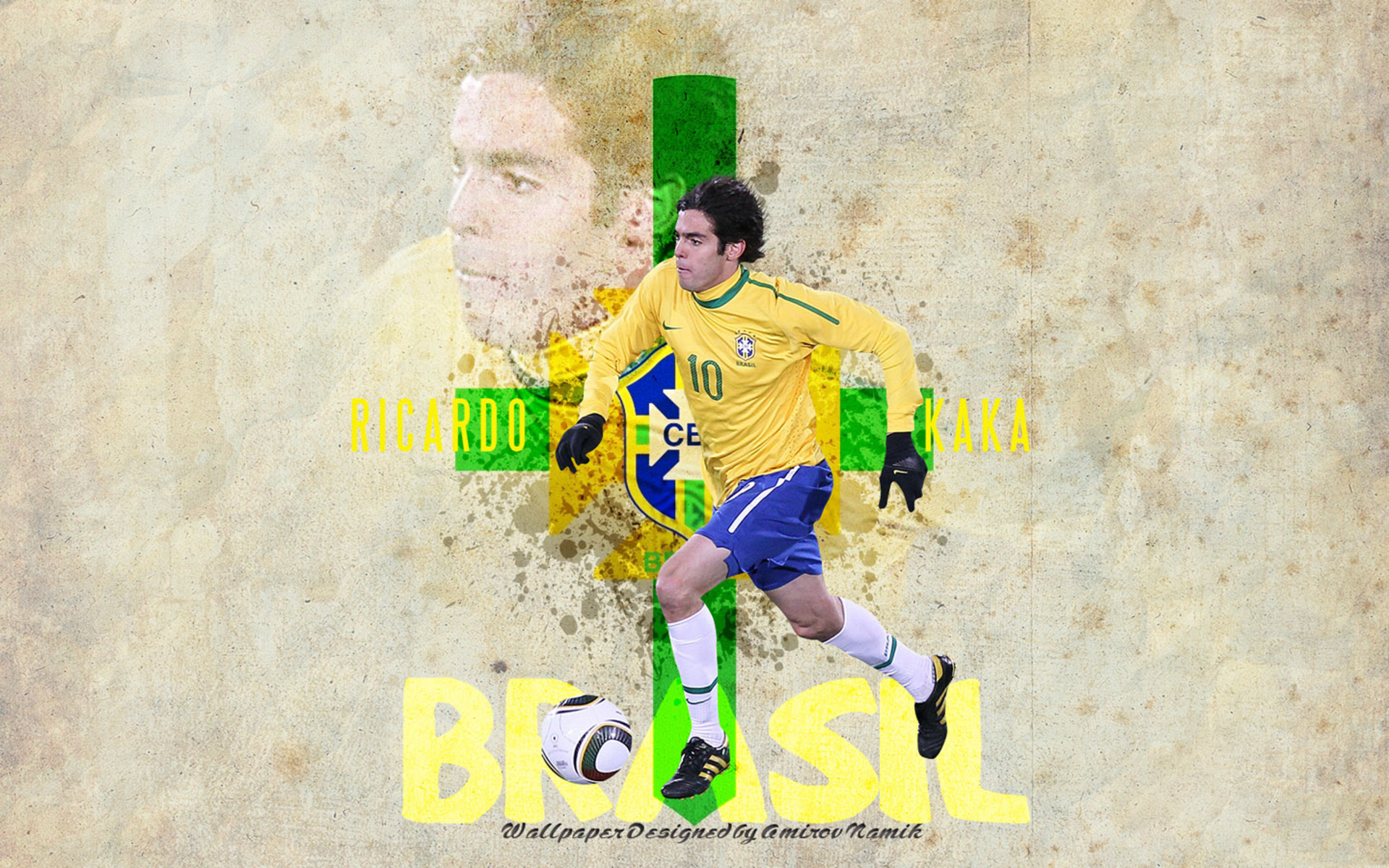 1920x1200 Kaká HD, Brazil National Football Team, HD Wallpaper