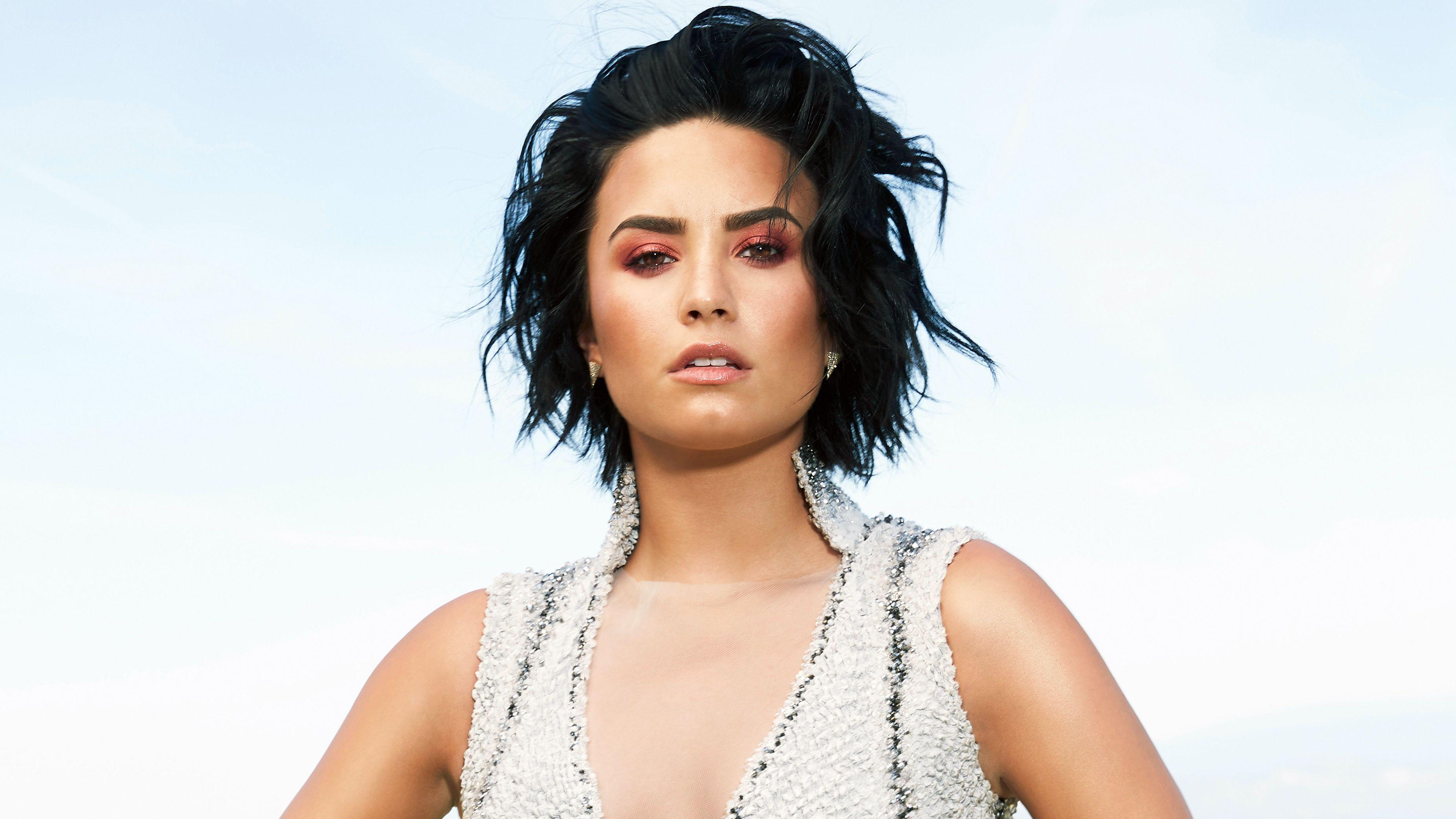 3840x2160 Demi Lovato Makeup HD Widescreen Wallpaper 62201 3840x2160px