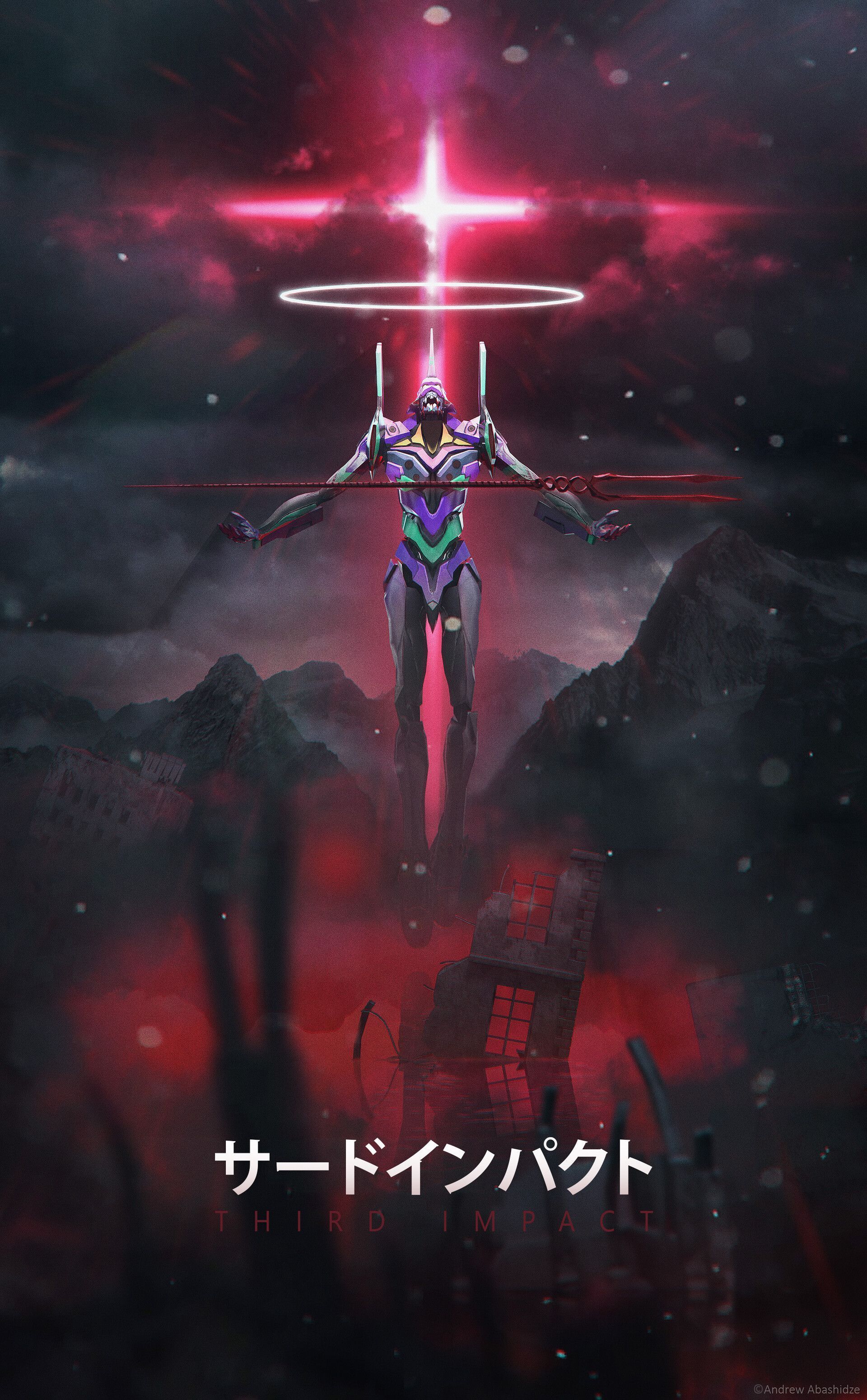 1920x3099 Andrew Abashidze: Third Impact