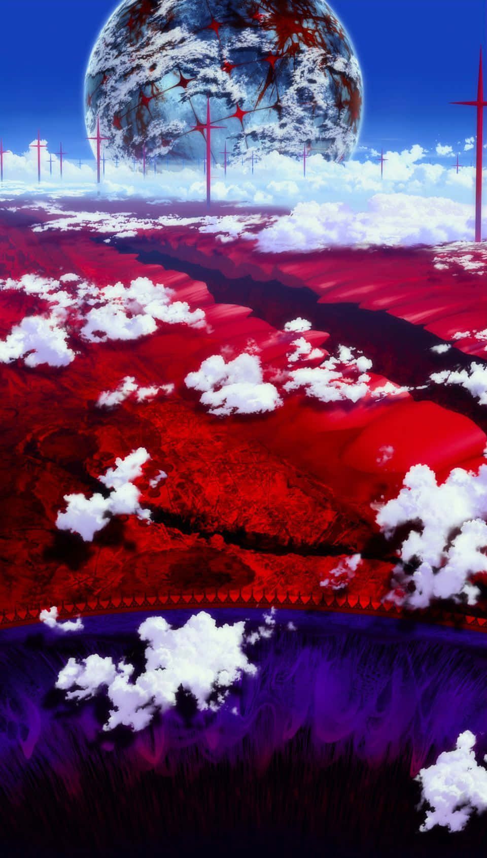 960x1691 Download Evangelion 30 10 With Red Crosses Wallpaper