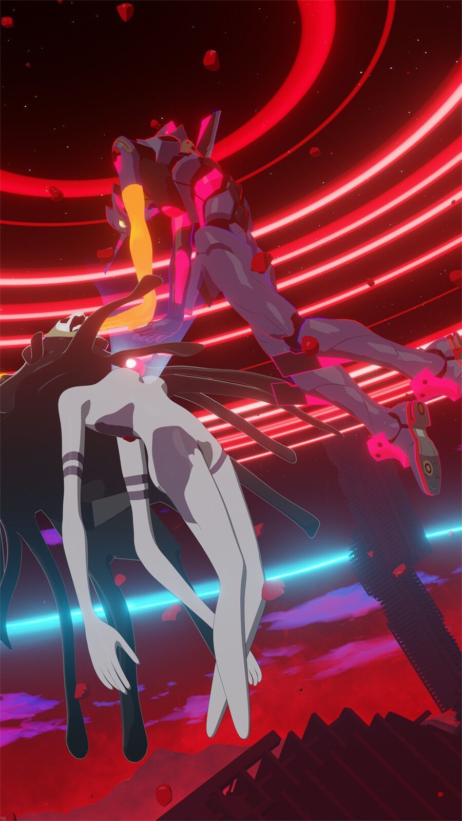 900x1600 Evangelion Near Third Impact