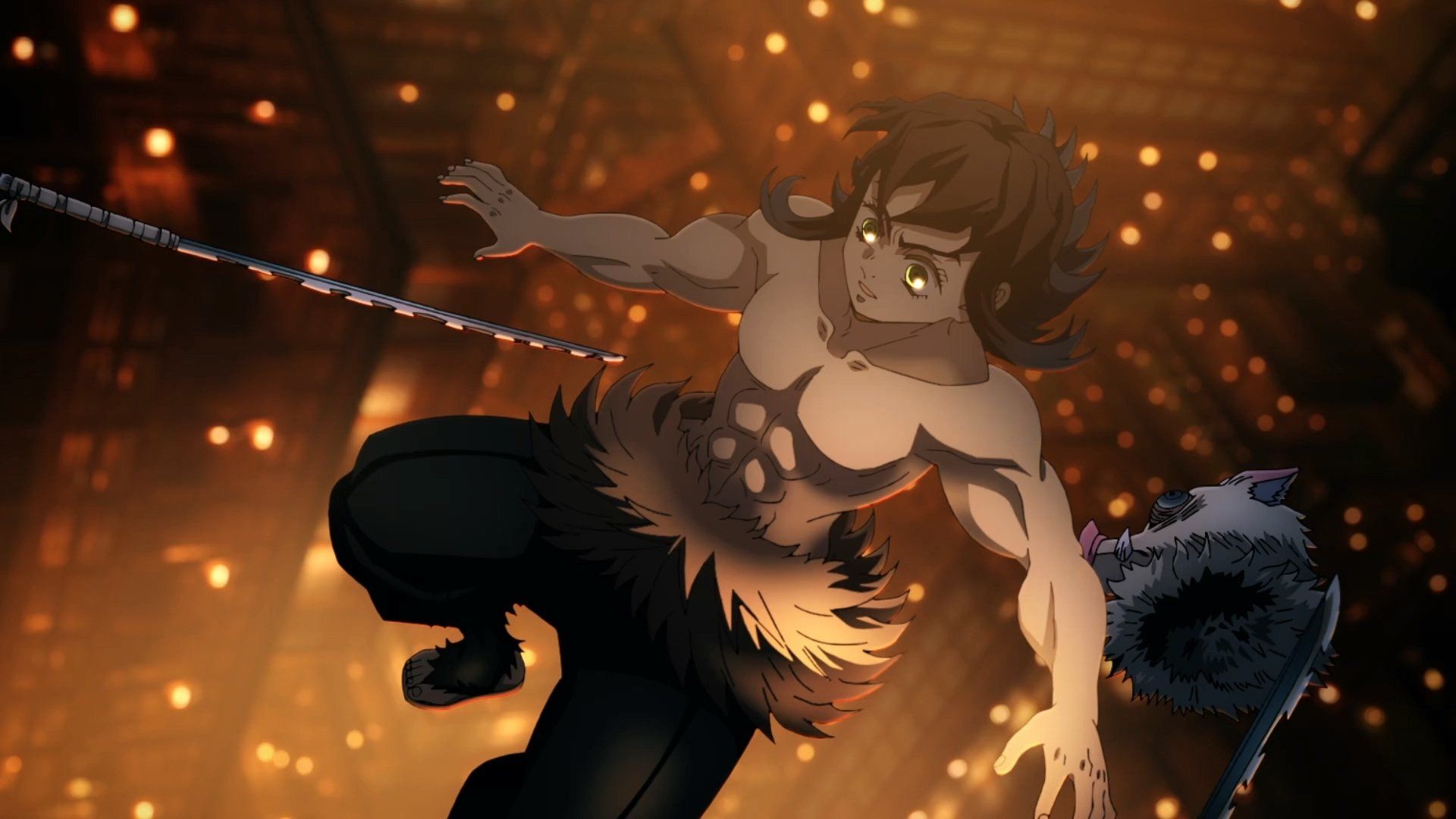 1920x1080 Download Demon Slayer: Kimetsu No Yaiba Inosuke Hashibira Anime HD Wallpaper