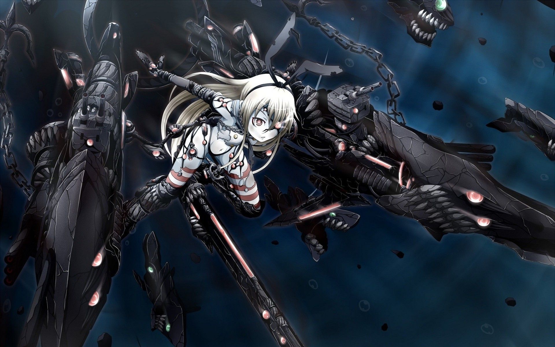 1920x1200 Anime kantai collection shimakaze kancolle ha class Gaming Mat Desk
