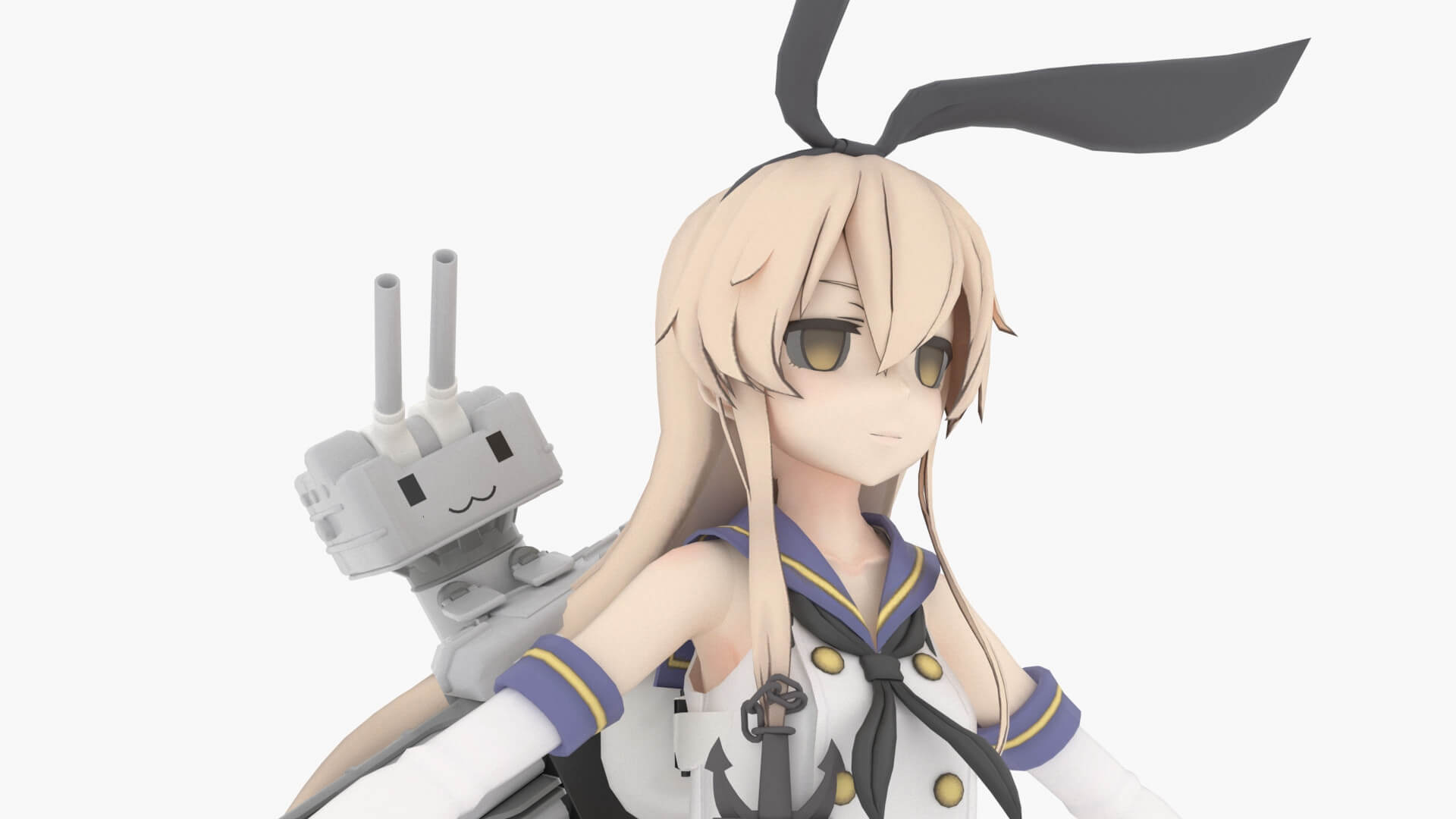 1920x1080 Shimakaze Collection 3D Model