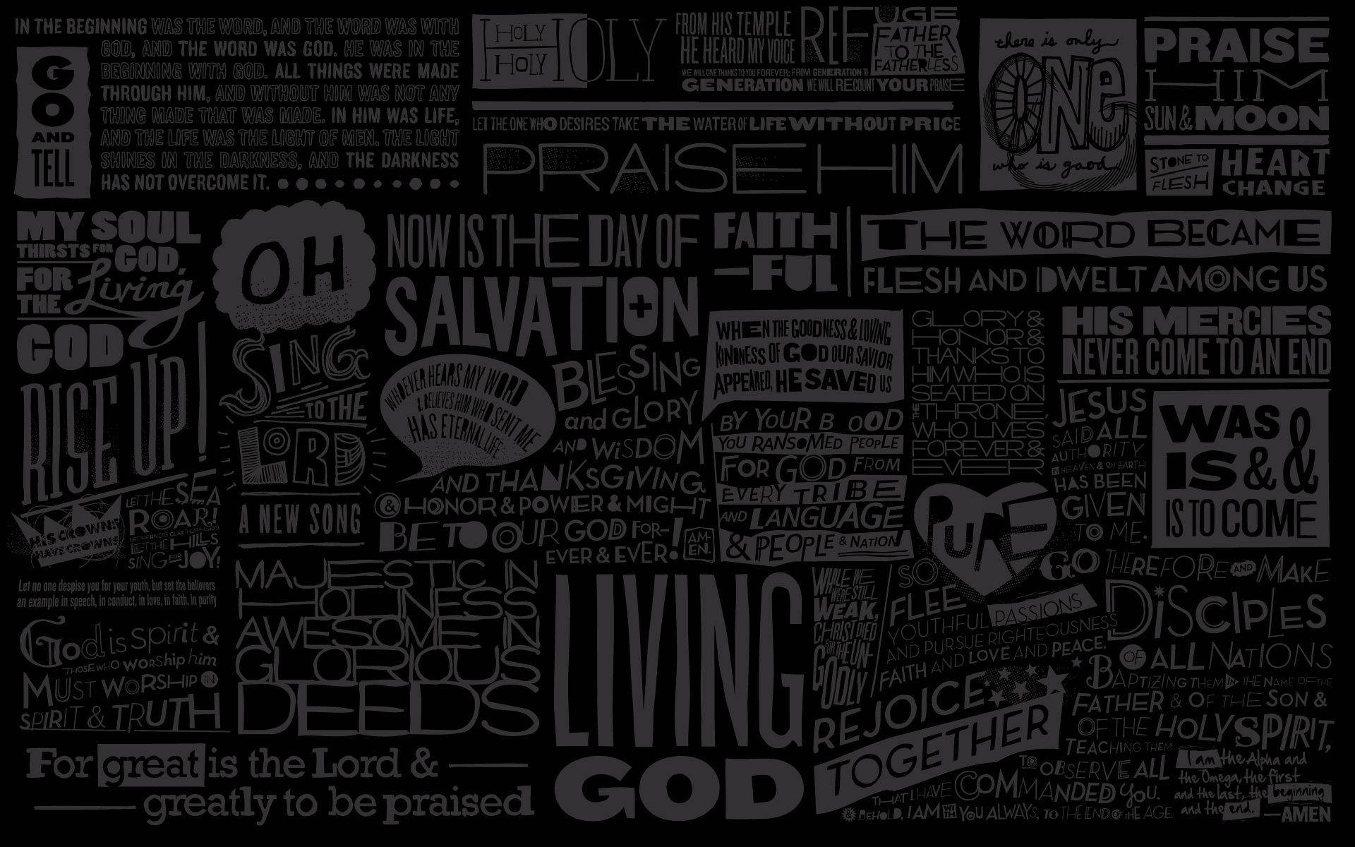 1920x1200 Download Christian Black Wall Wallpaper
