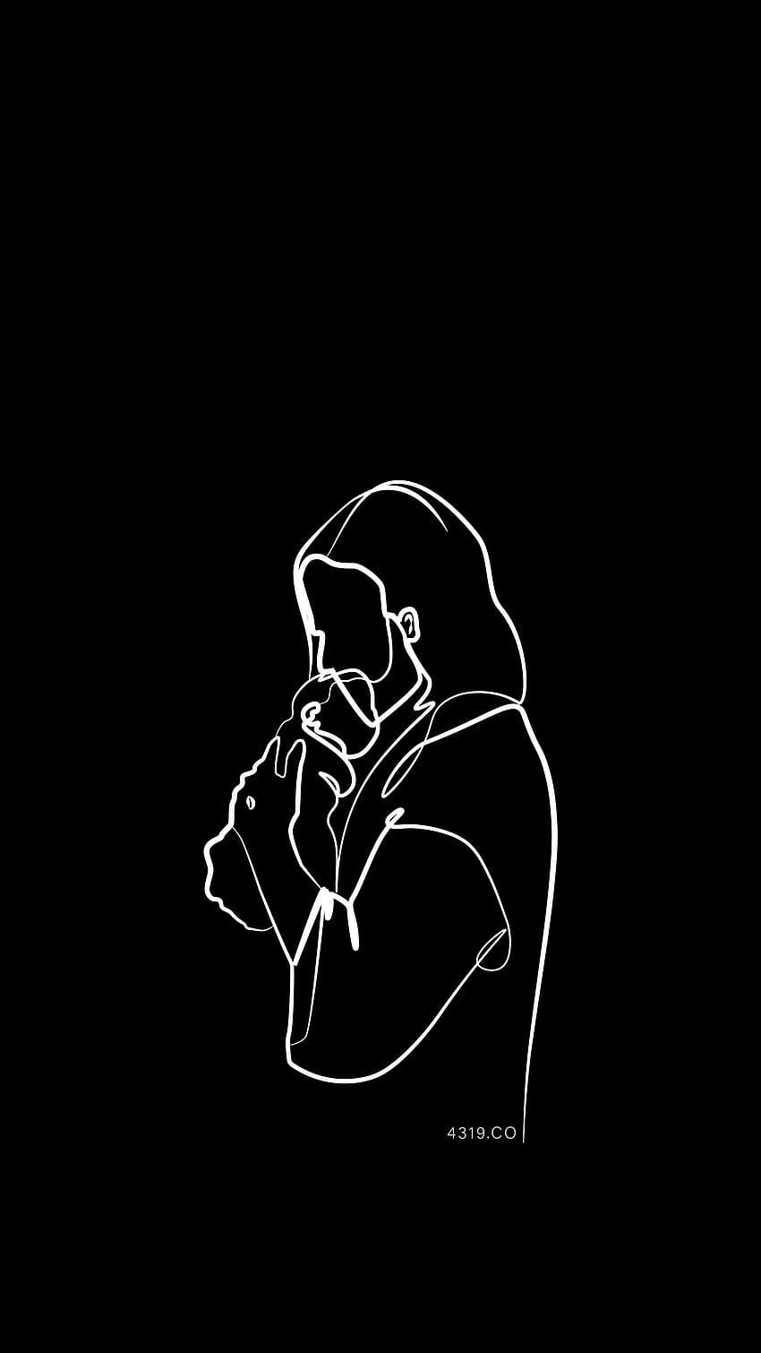 850x1510 Black christian HD wallpaper