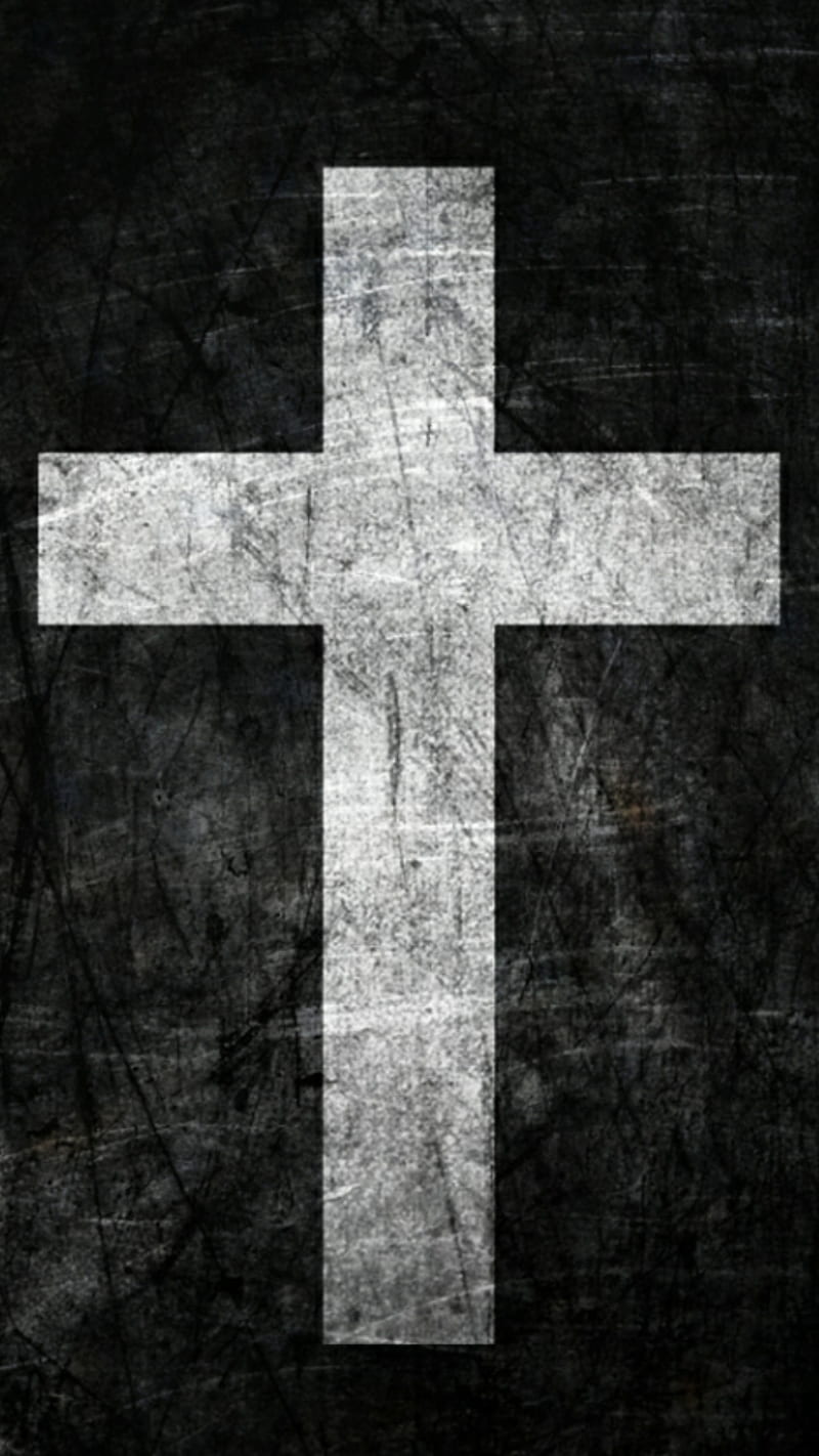 800x1422 Cross for Christ, black, christian, jesus, HD phone wallpaper