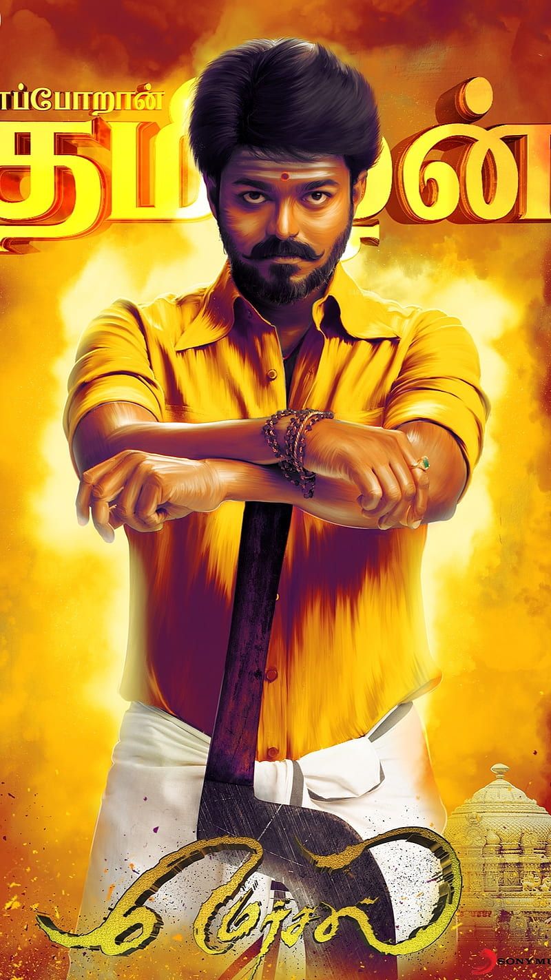 800x1423 Mersal wallpaper, Thalapathy vijay, HD wallpaper