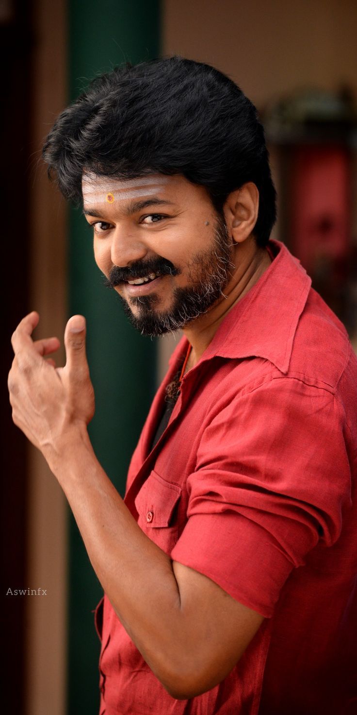 736x1472 Mersal first look poster hd