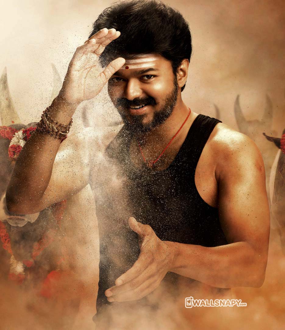 935x1080 Vijay, Red Shirt, actor, mersal movie, thalapathy, HD phone wallpaper
