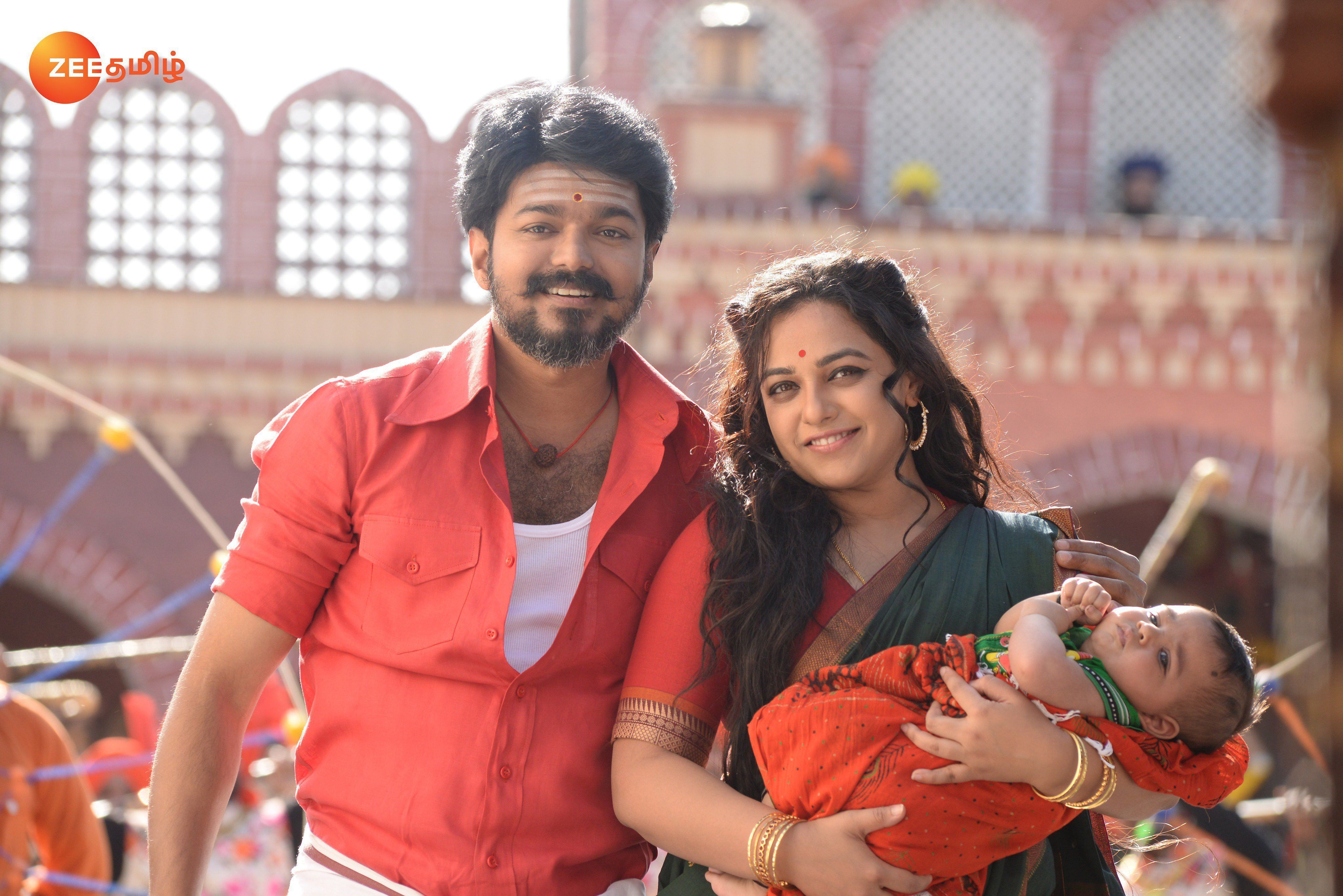 4096x2734 Mersal Movie Wallpaper