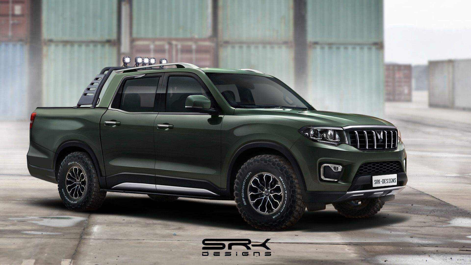 1920x1080 SRK Designs Mahindra Scorpio N Getaway Pickup