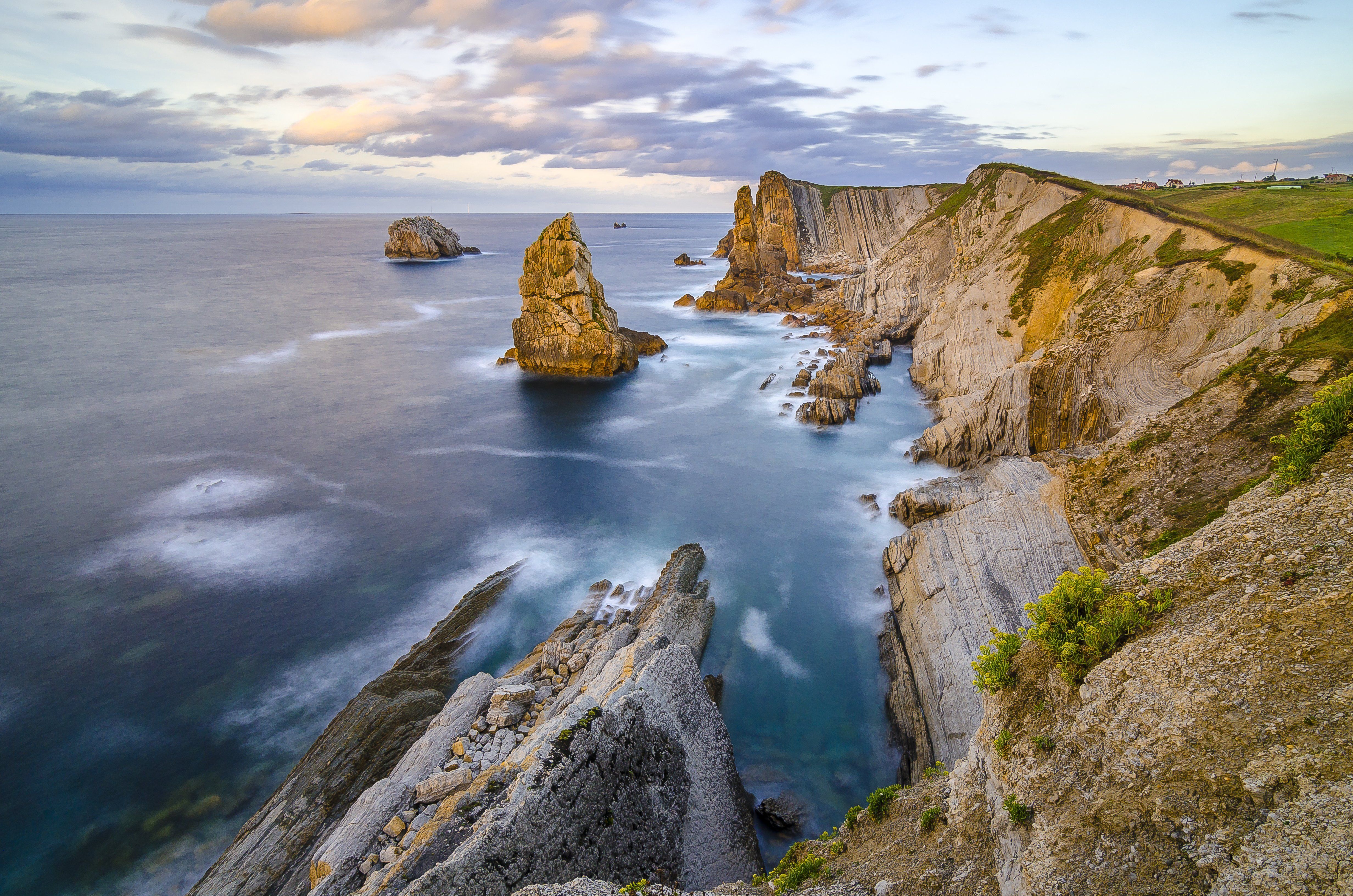 4928x3264 quebrada, Costa, De, Cantabria, Spain, Ocean, Sea Wallpaper HD / Desktop and Mobile Background