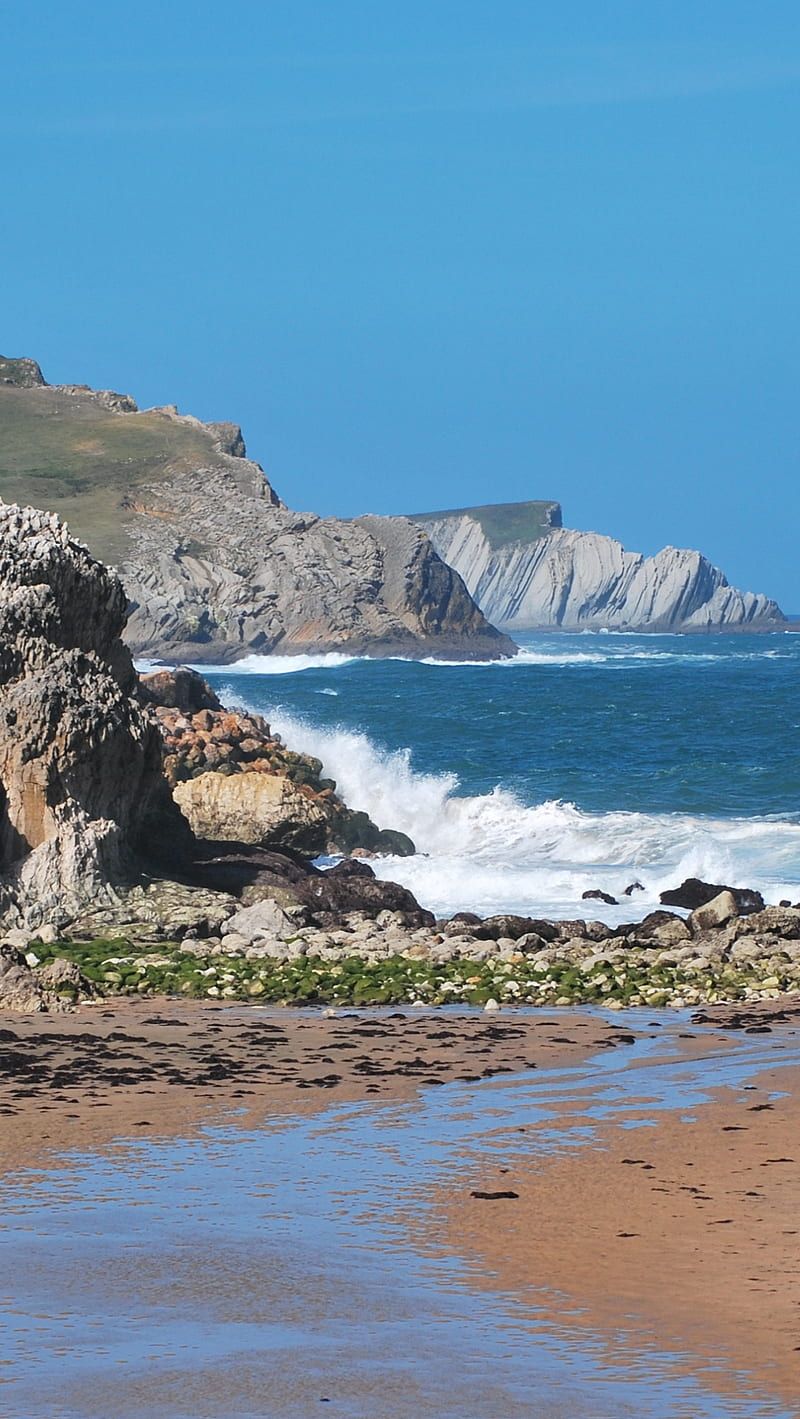 800x1419 Cantabria, sea, spain, HD phone wallpaper
