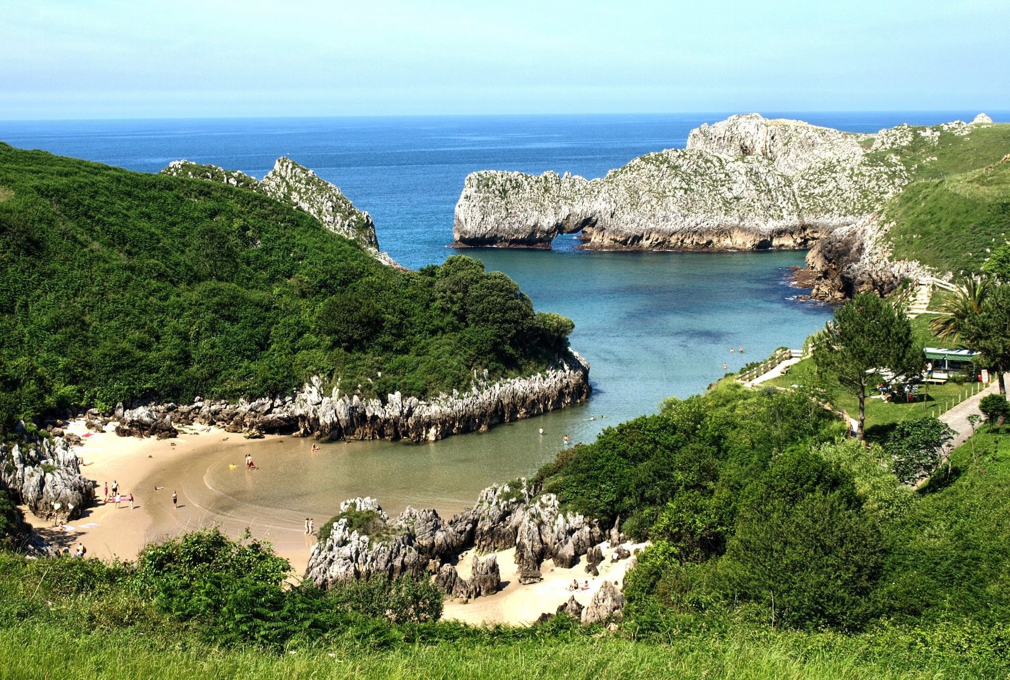 2048x1380 Cantabria, Coast, Spain, Sea, Horizon, Cove, HD Wallpaper