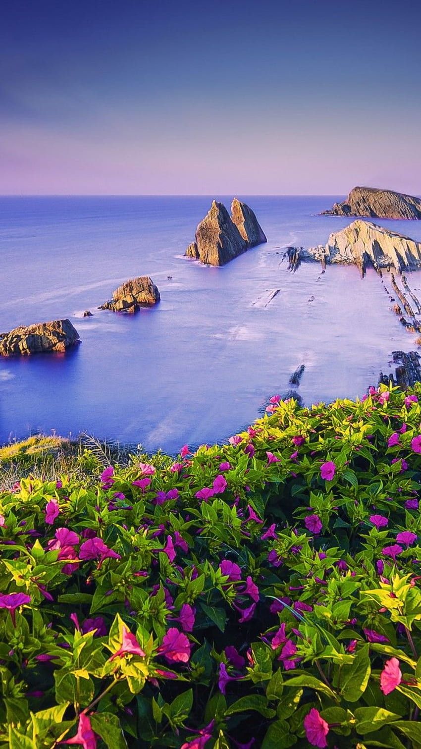 850x1512 Coast of cantabria HD wallpaper