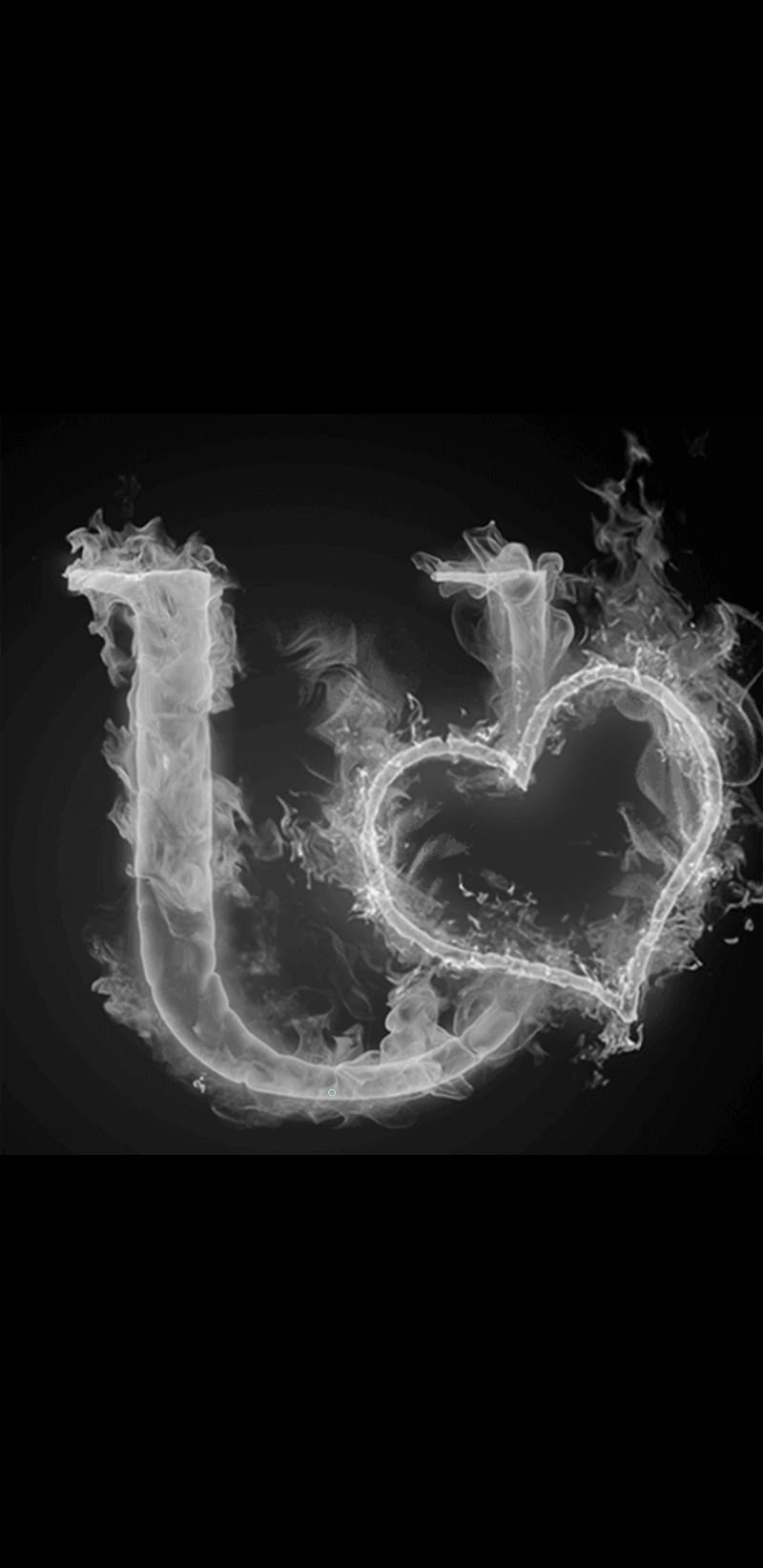 800x1644 HD u letter wallpaper
