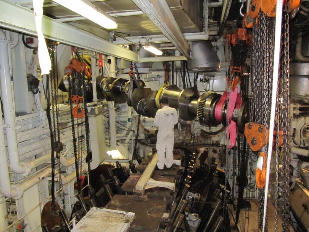 1024x768 Wartsila 12v46 engine In Situ Machining Case Study