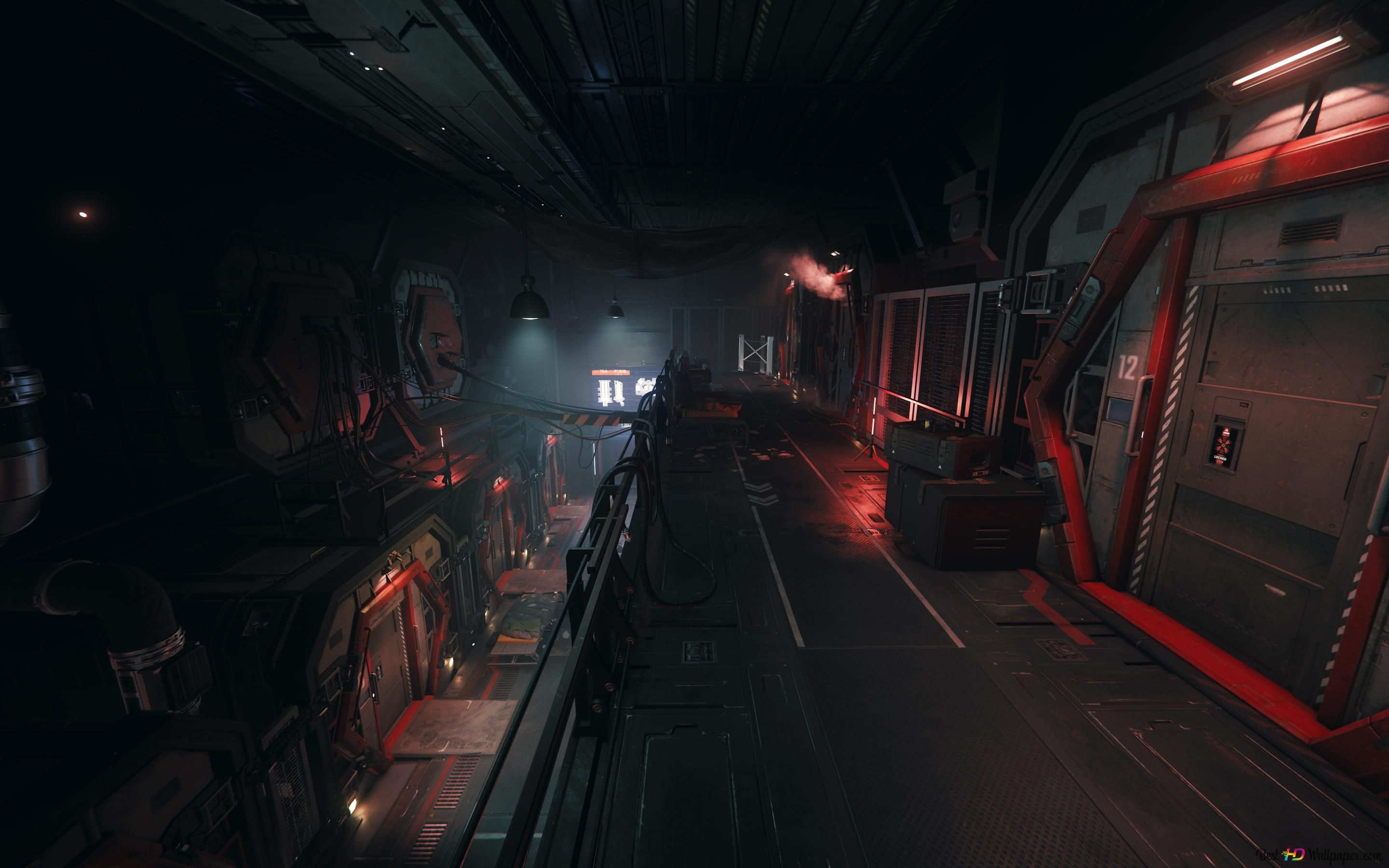 2880x1800 GrimHEX Engine room 4K wallpaper download