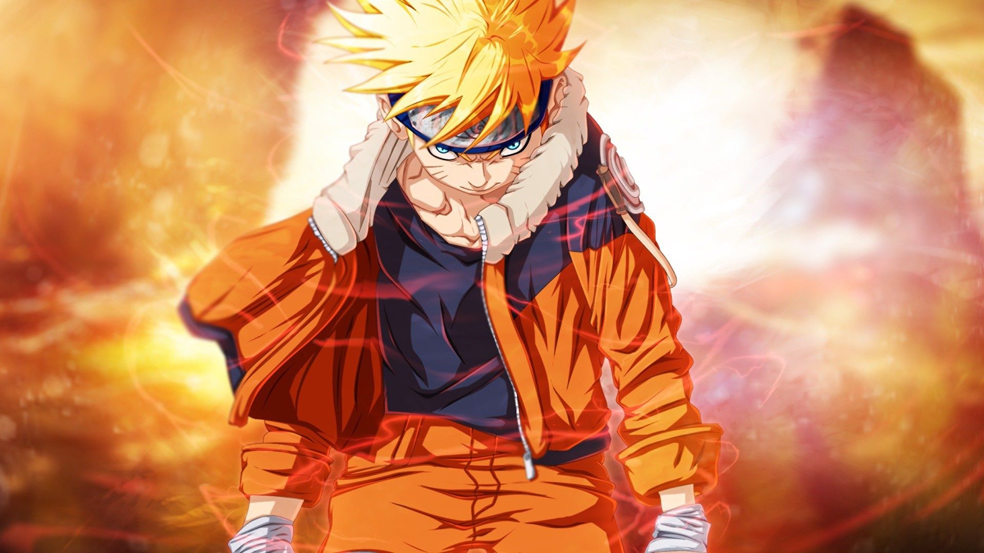 1920x1080 Wallpaper logo, game, anime, boy, ninja, hero, asian, manga for mobile and desktop, section сёнэн, resolution 1920x1080