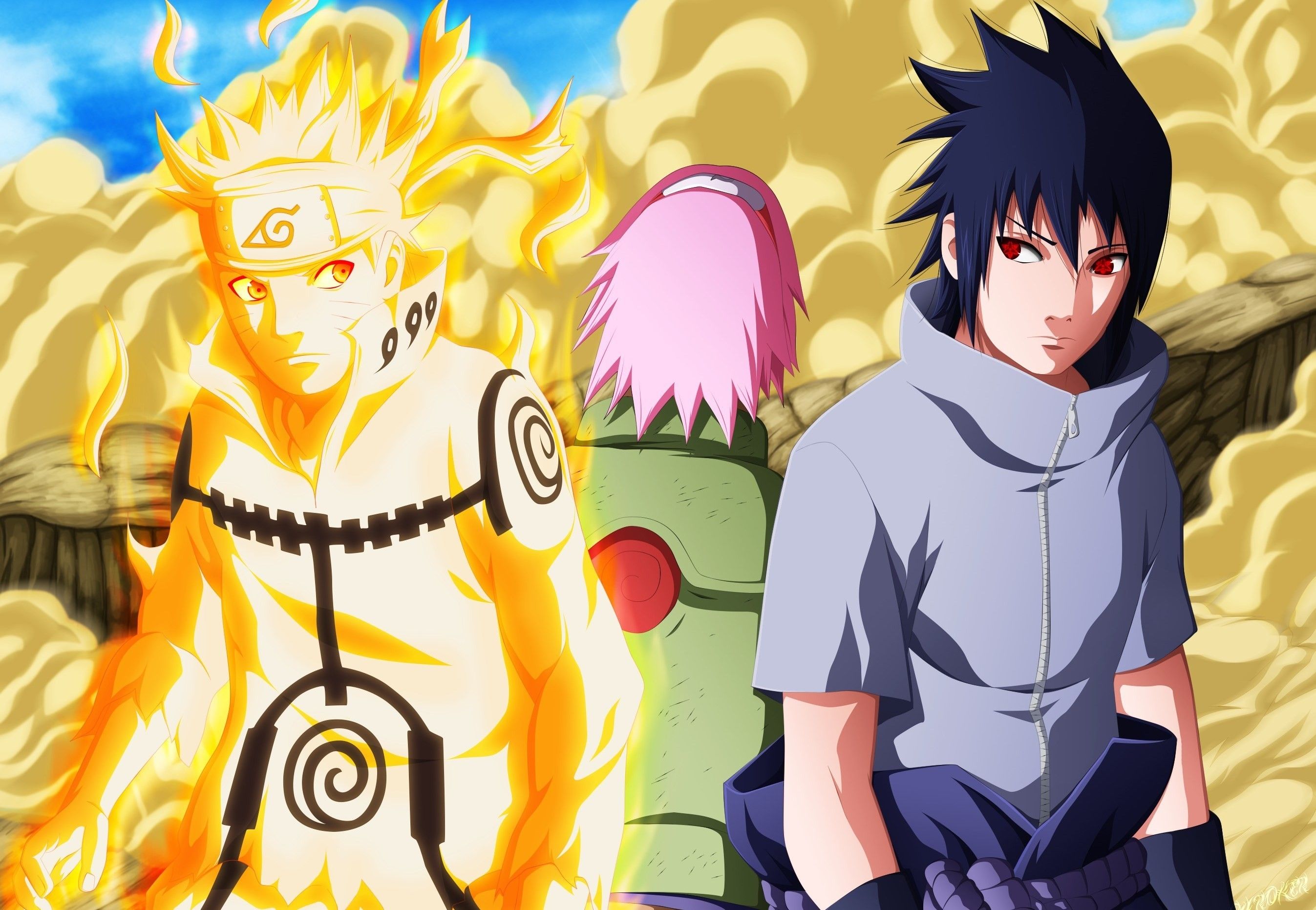 2694x1863 Wallpaper game, Sasuke, Naruto, anime, sakura, sharingan, ninja, Uchiha for mobile and desktop, section сёнэн, resolution 2694x1863