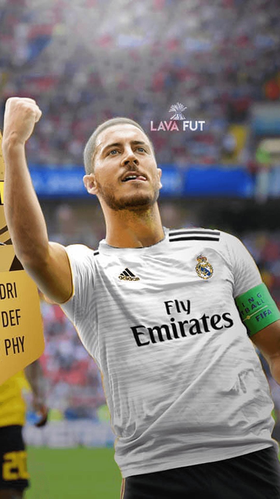 1080x1920 Eden Hazard Real Madrid Wallpaper for Android