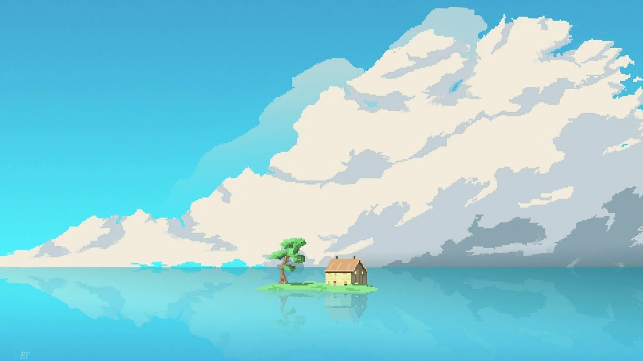1280x720 8 Bit Island