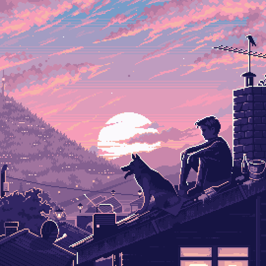 1080x1080 Taking A Rest art animation