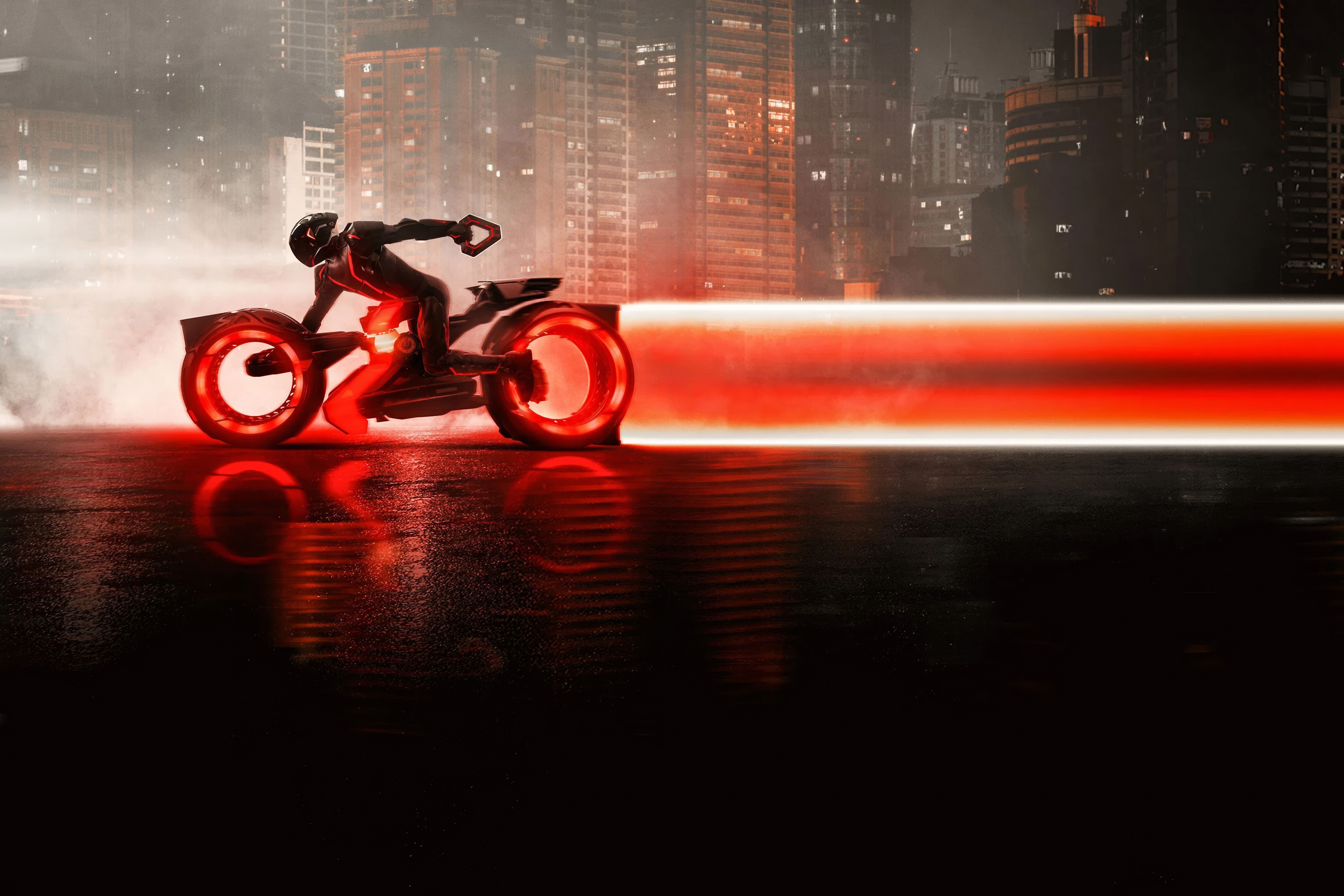 6000x4000 Tron: Ares Wallpaper 4K, Movie poster, Futuristic