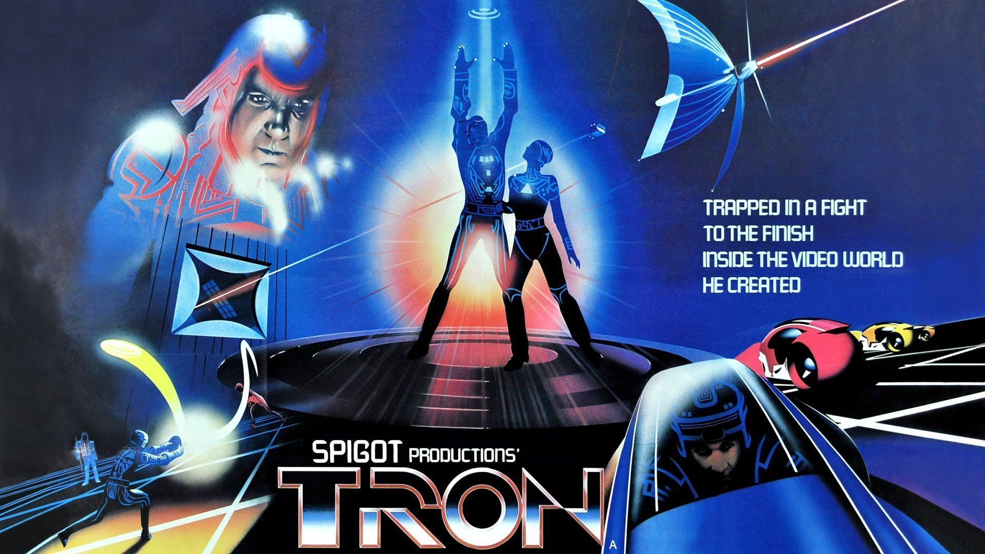 1920x1080 Tron Classic move poster Wallpaper. George Spigot's Blog