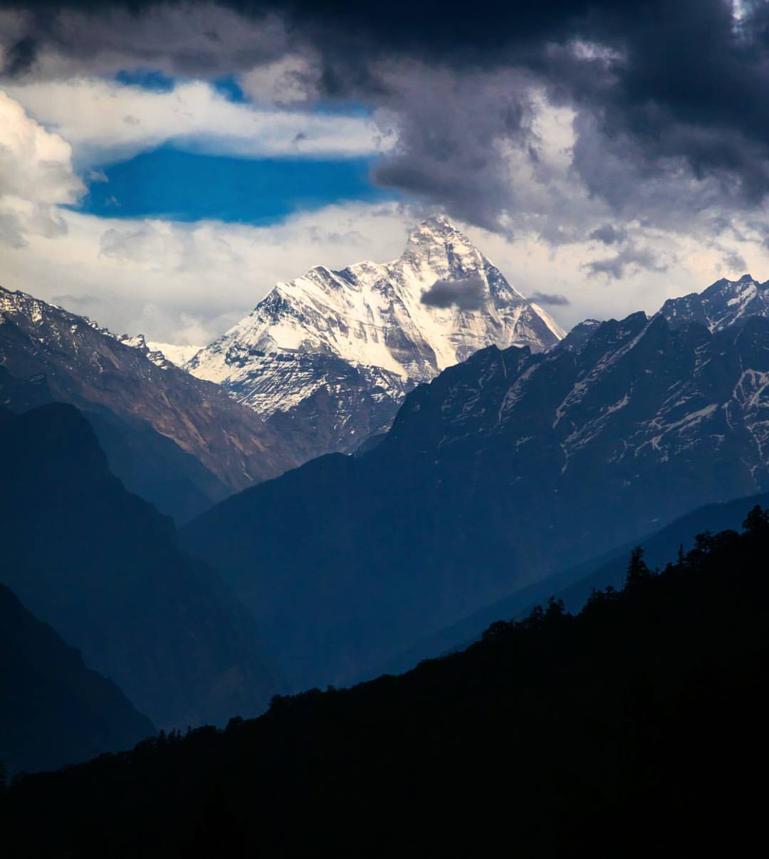 1080x1206 Elevation of Nanda Devi, Chamoli, Uttarakhand, India