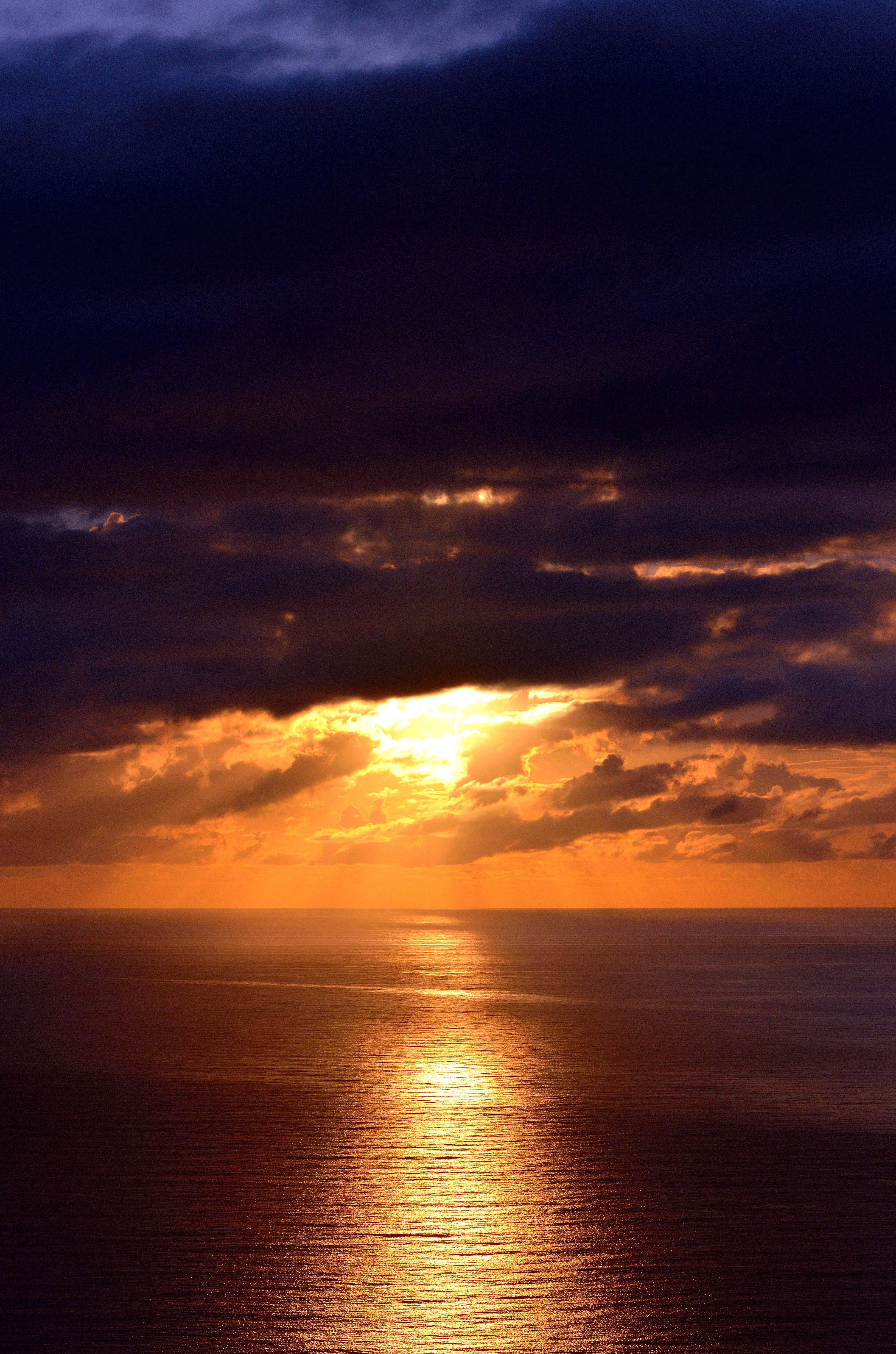 3264x4928 Phone wallpaper: Brazil, Nature, Sunset, Clouds, Horizon, Ocean, Santa Catarina 68755