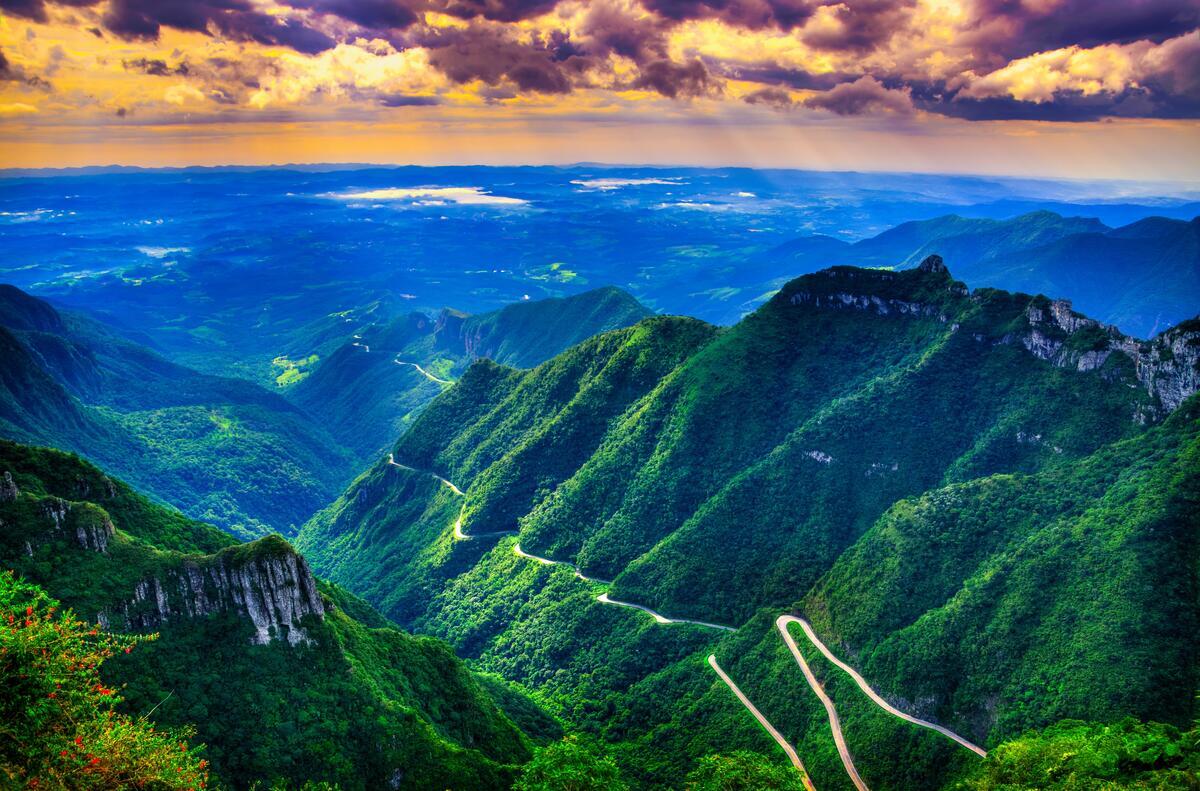 1200x791 Wallpaper Serra do Rio do Rastro in Santa Catarina Brazil mountain from 78999437 image and screensavers