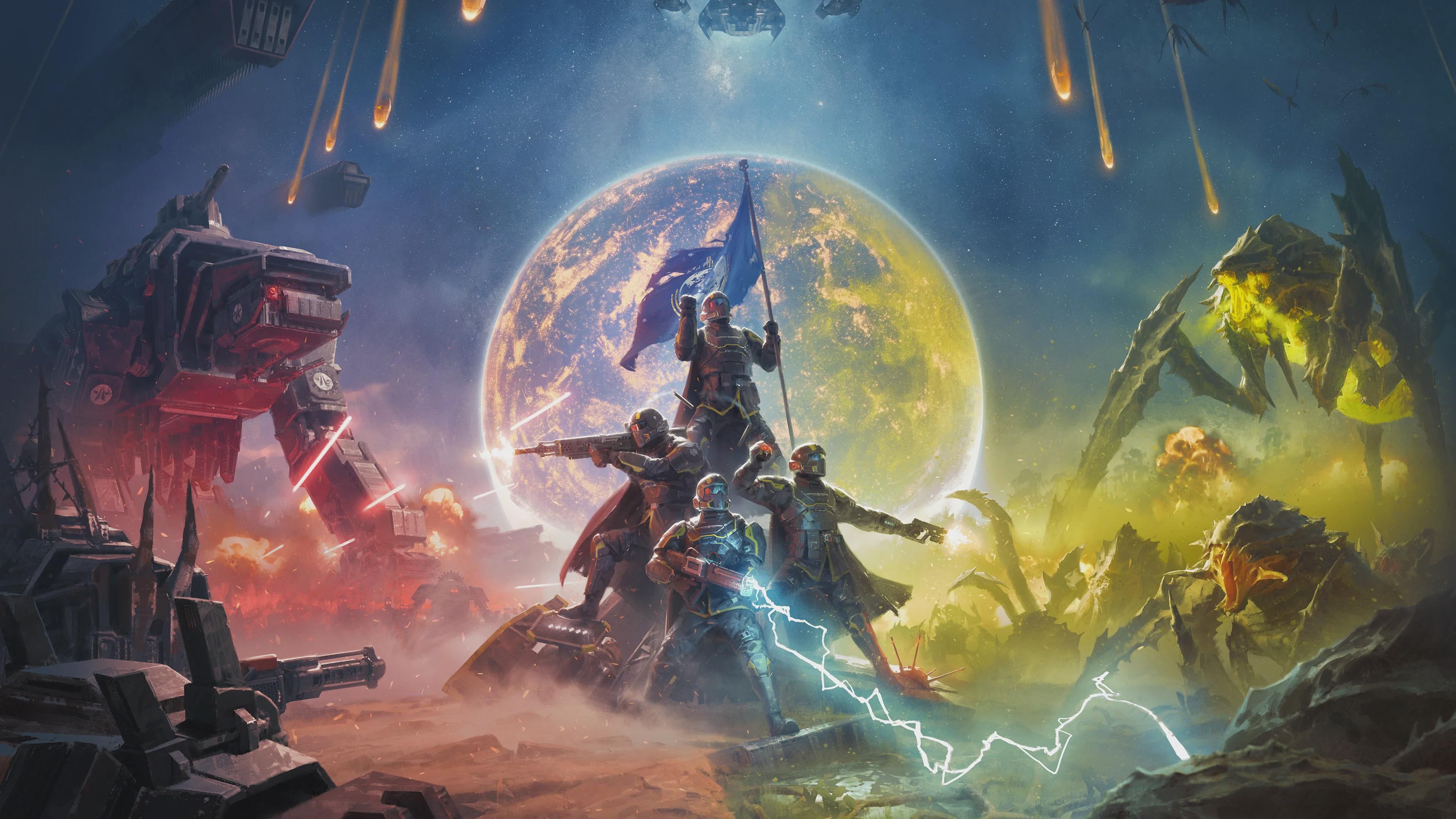 3840x2160 Can we get 4K wallpaper for Omens of Tyranny, HoD, Into the Unjust?