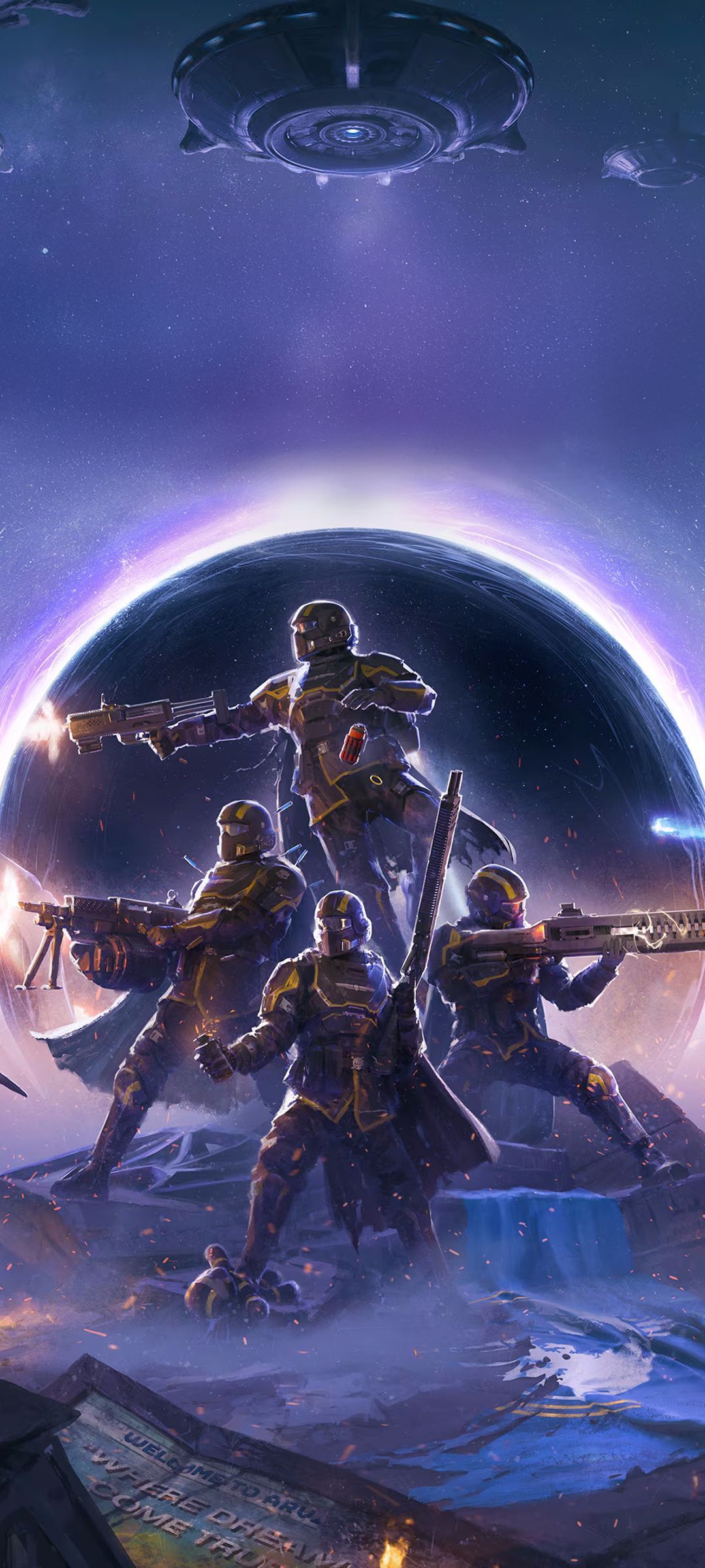 1080x2400 Helldivers 2 Omens Of Tyranny Google Pixel 7 , HD 4k Wallpaper, Image, Background, Photos and Picture