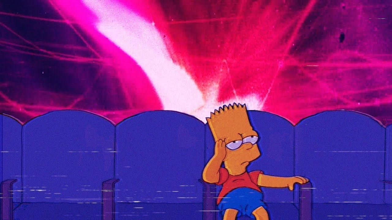 Hình nền PC 1280x720 Aesthetic Bart Simpson