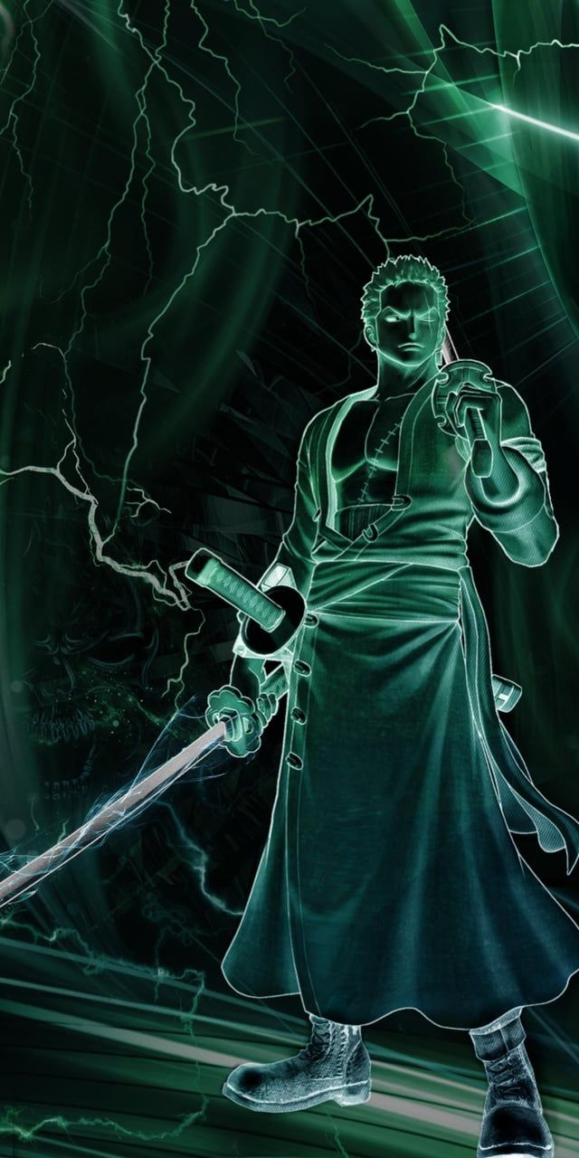 640x1280 Roronoa Zoro Phone Wallpaper