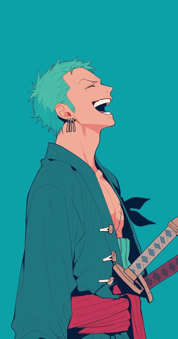 736x1398 Zoro Laughing