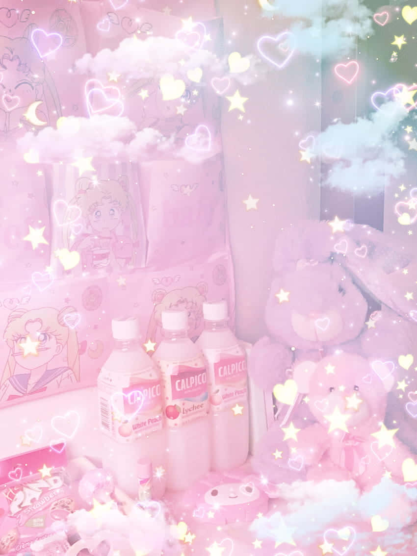 850x1134 Download Kawaiicore Pink Aesthetic Collection Wallpaper