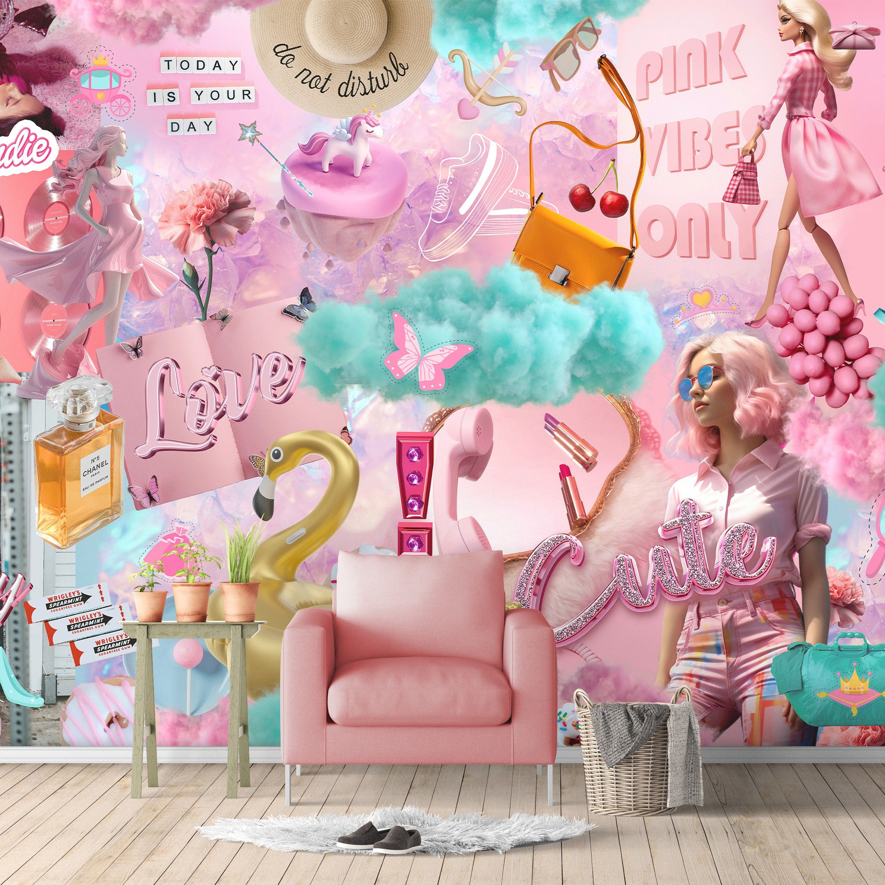 3000x3000 Vogue Barbie Core Aesthetic Clothes Vogue Wallpaper UK