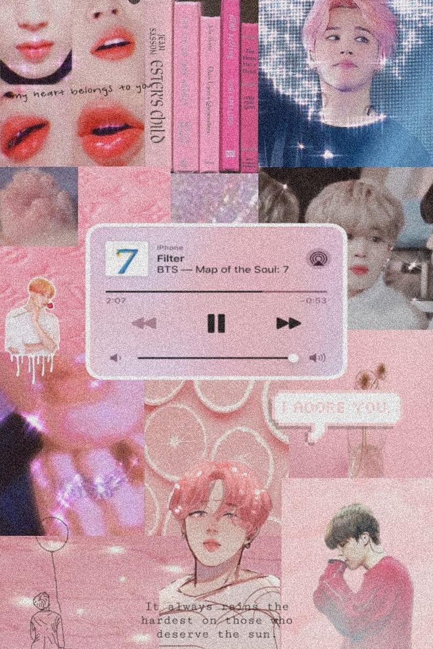 850x1273 Jimin Core Aesthetic [Pink] HD phone wallpaper