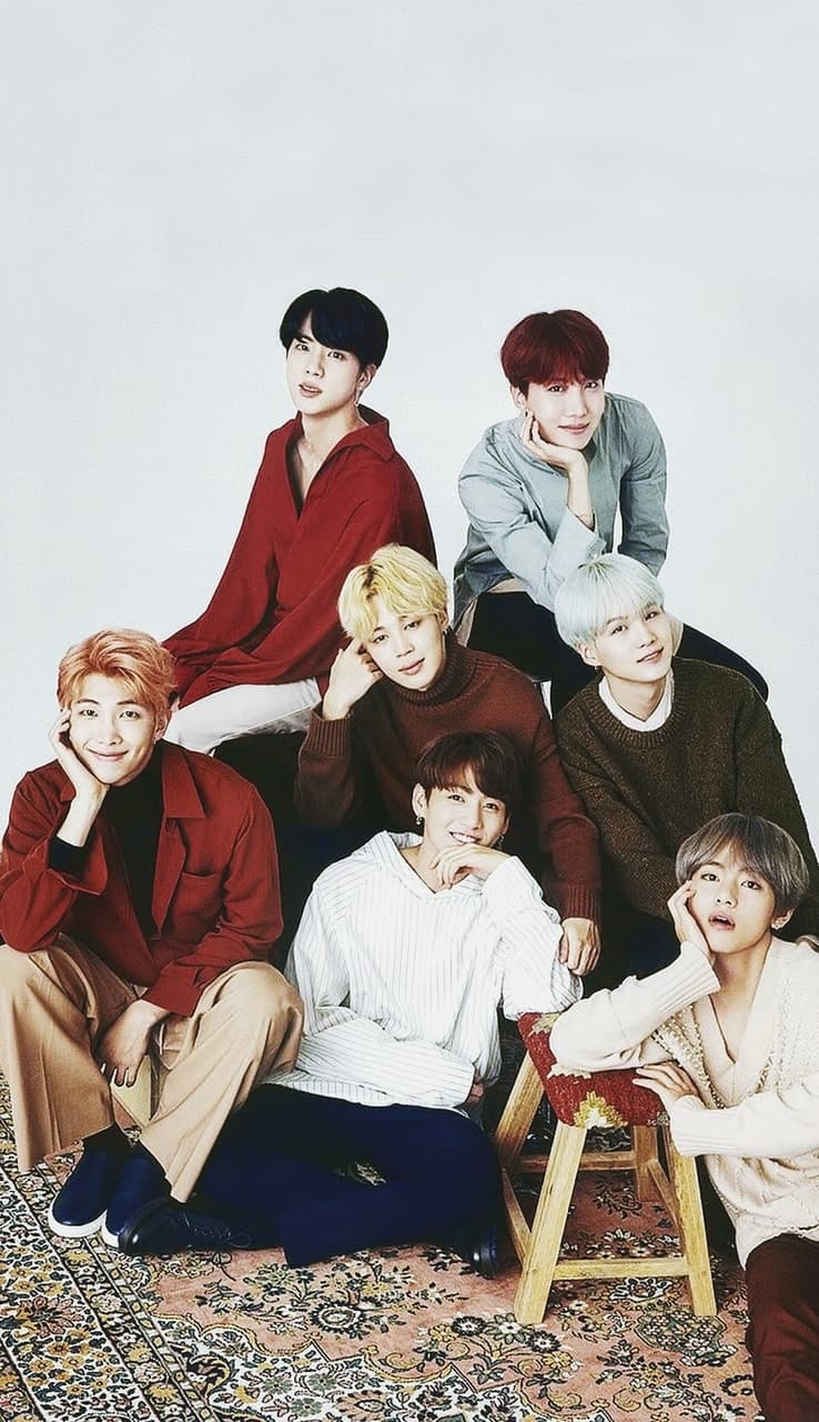 738x1280 BTS Group Wallpaper