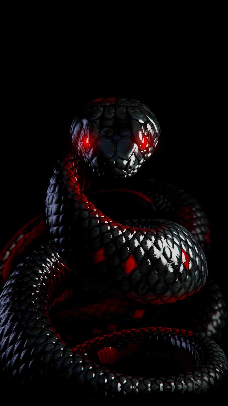 900x1600 iPhone Cool Snake Wallpaper