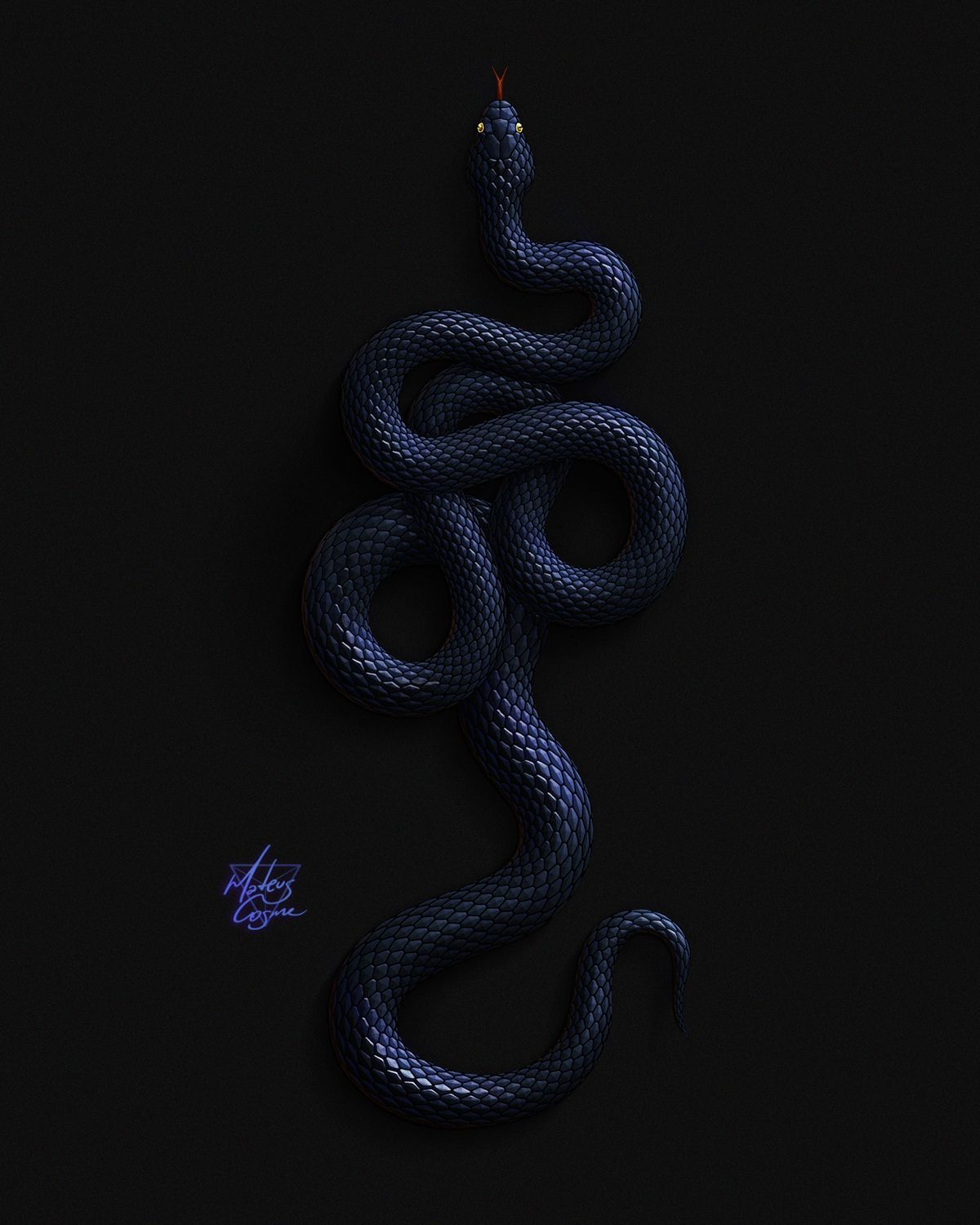 1200x1500 Python - Behance