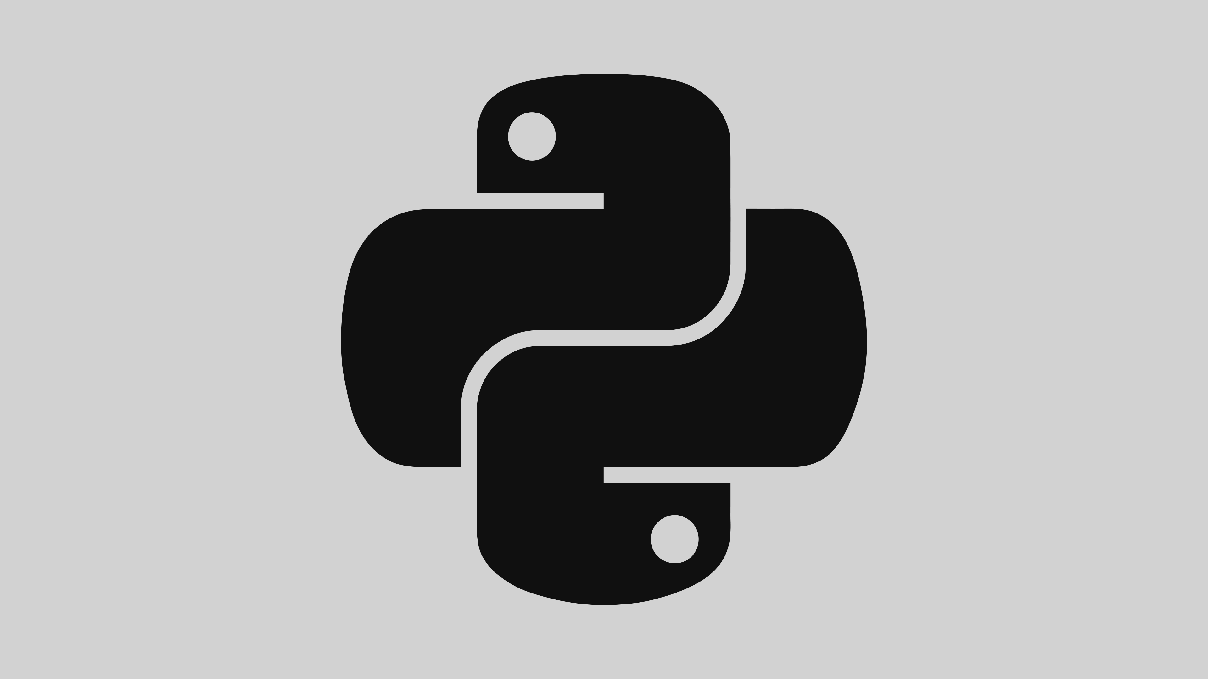 3840x2160 Wallpaper Logo Python, Python, Programming Language, Logo, Standing, Background Free Image