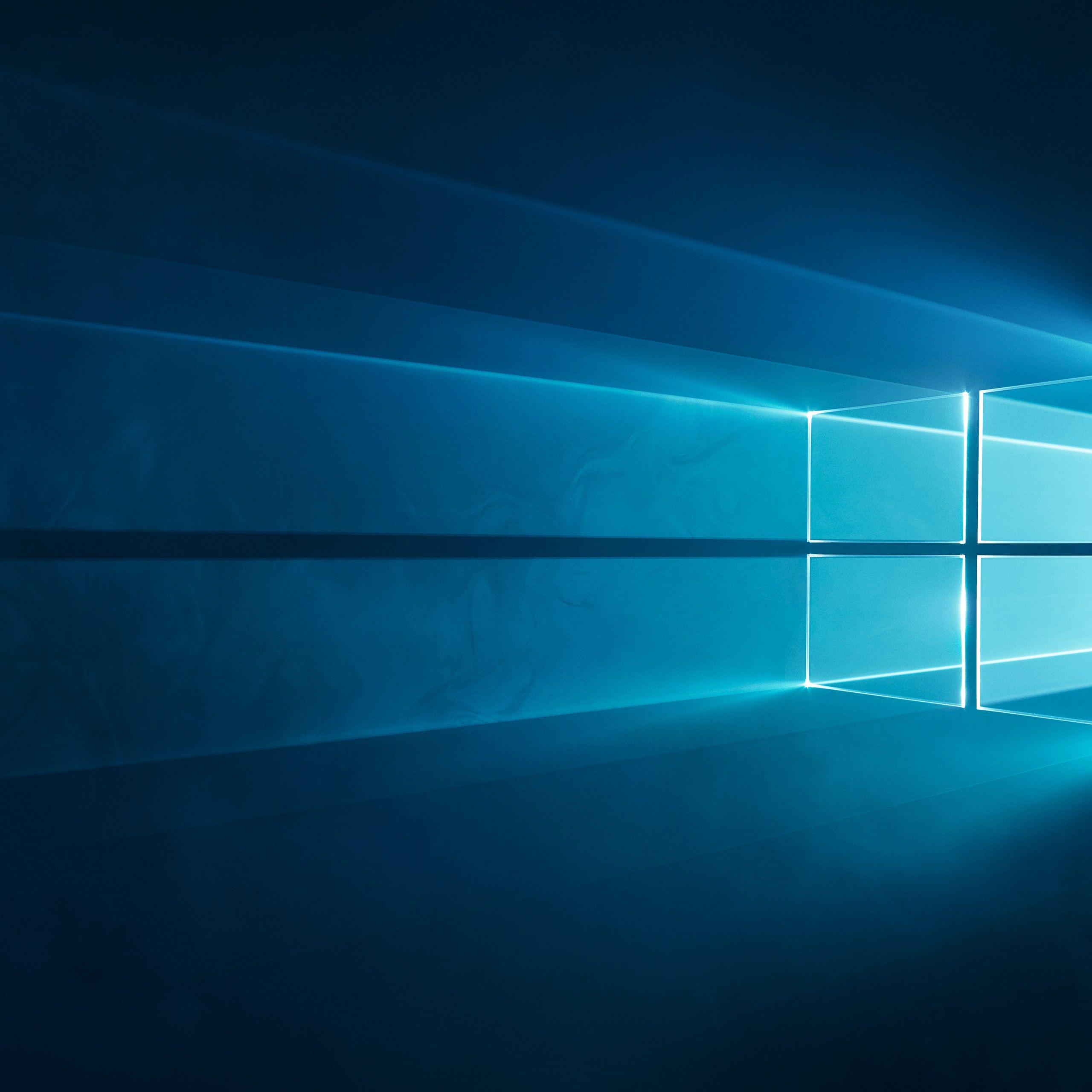 2560x2560 I was shocked to find out the Windows 10 desktop background wasn't computer generated, but a picture of lasers being shot through an actual window