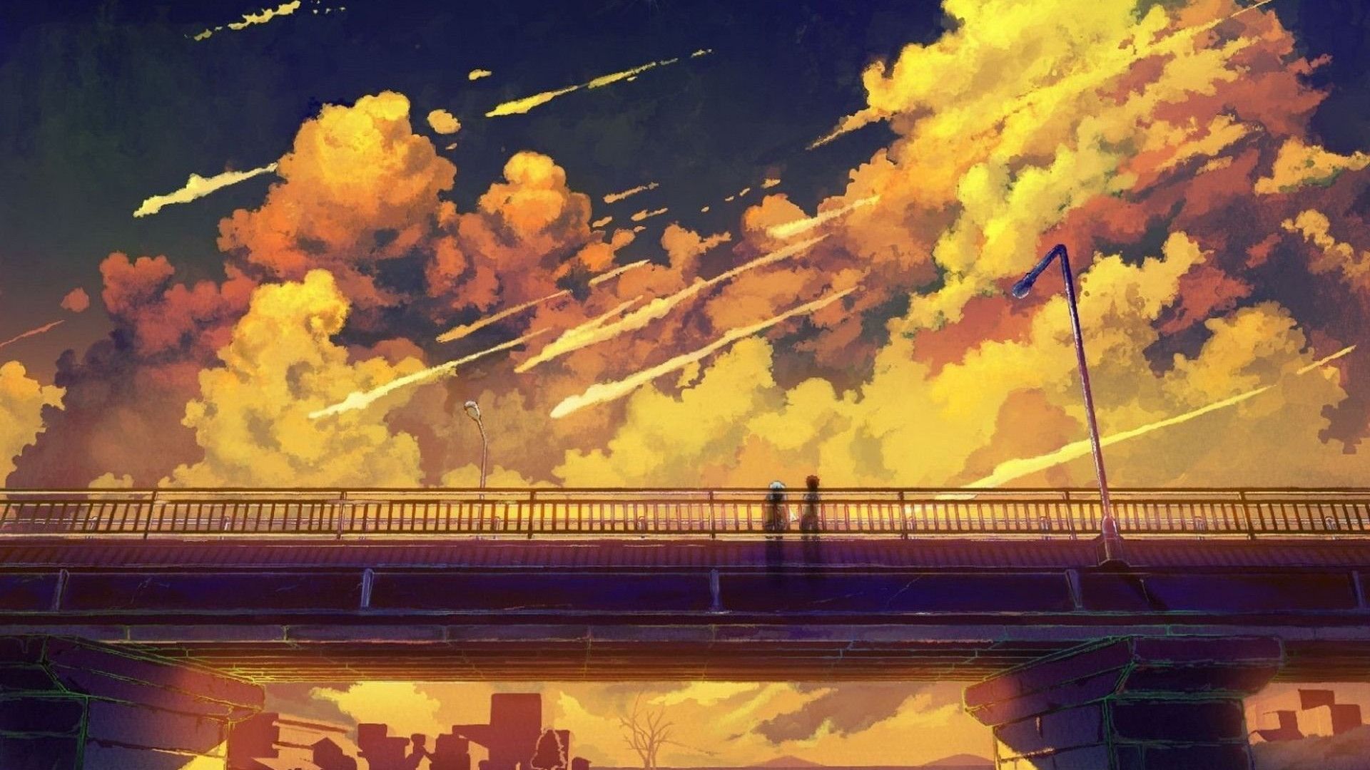 1920x1080 Anime Scenery HD Desktop Wallpaper 106527