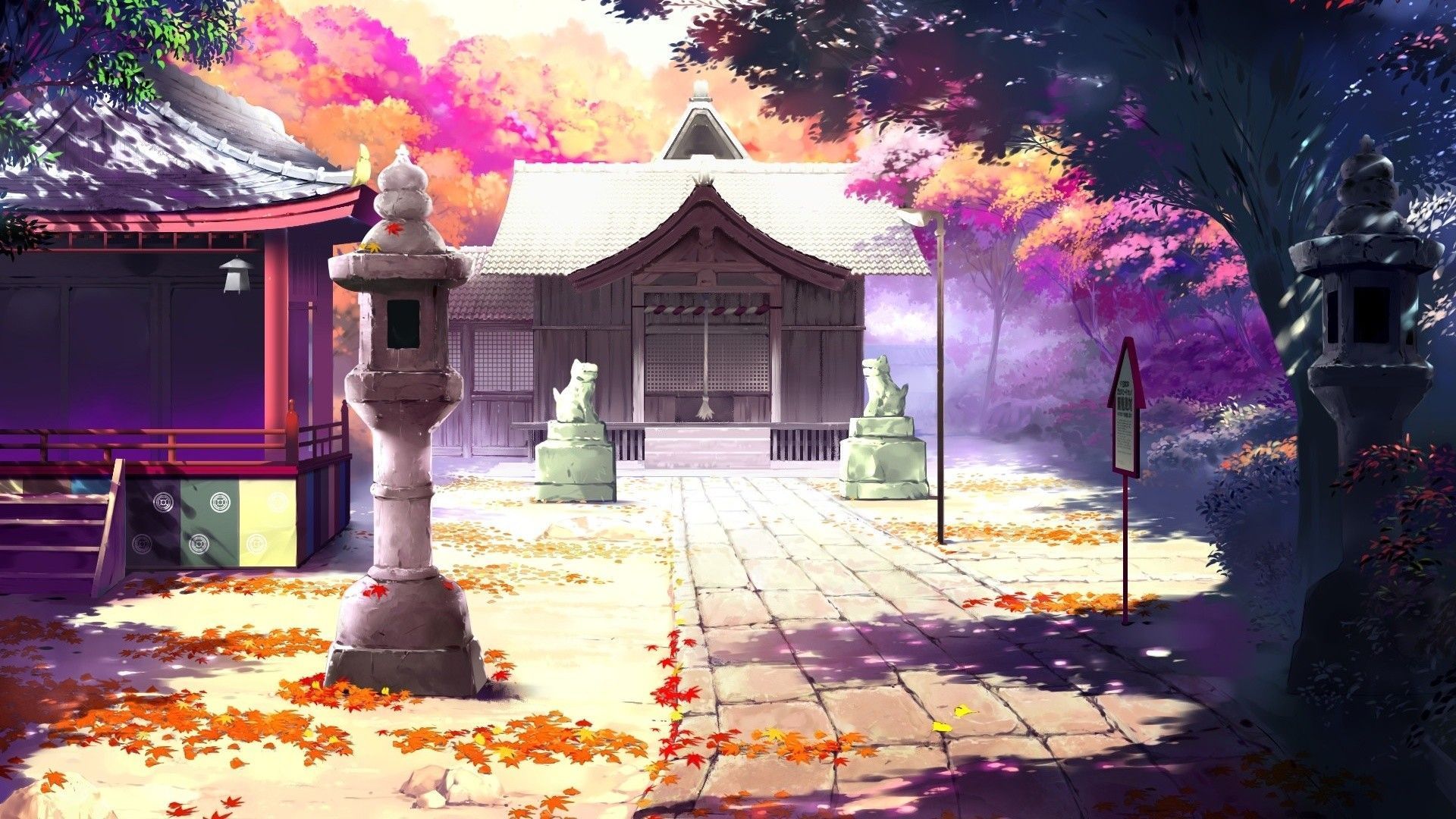 1920x1080 Anime Scenery Wallpaper