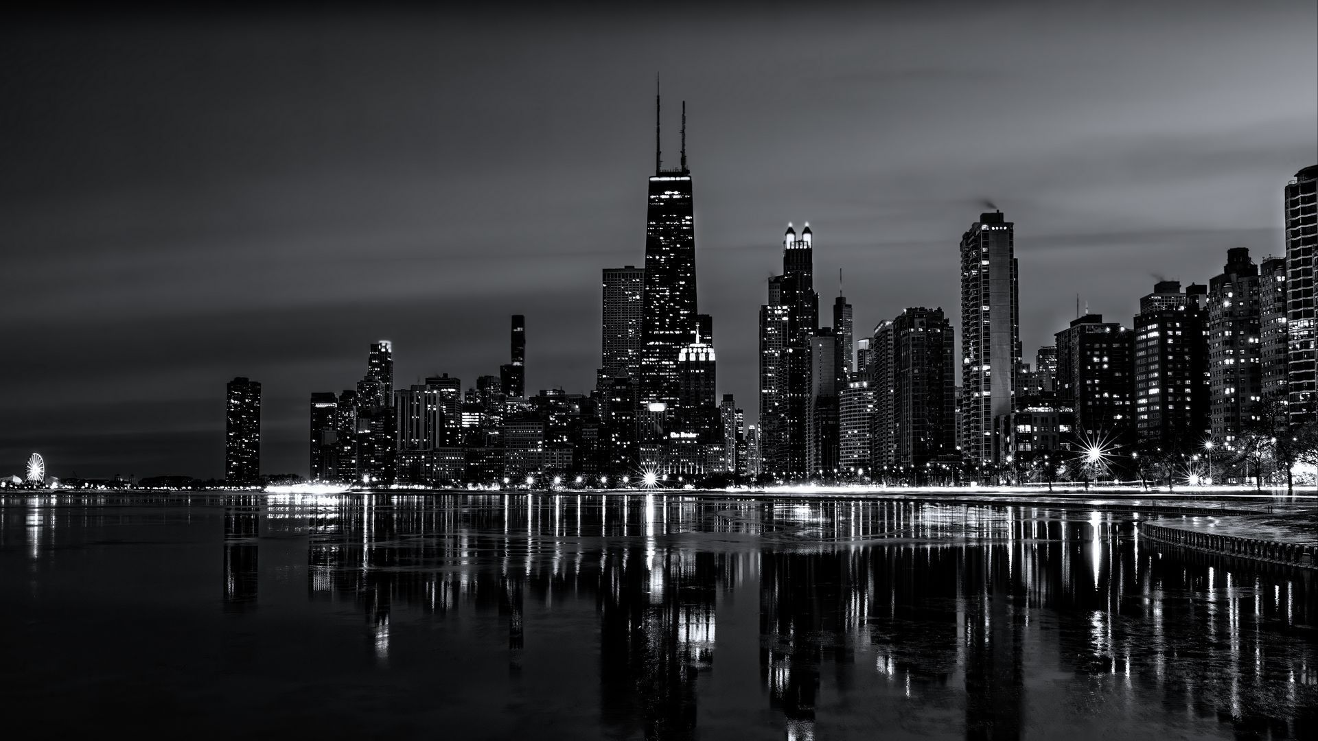 1920x1080 Dark City Aesthetic Wallpaper