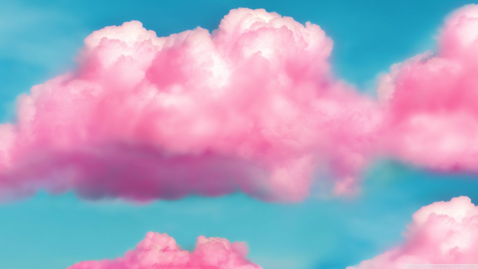 1600x900 Pink Fluffy Clouds 4K UHD Wallpaper for UltraHD Desktop and TV : Widescreen and UltraWide Display : Smartphone and Tablet Devices